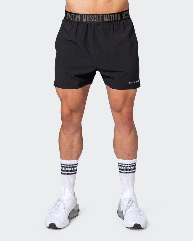 Reflective Training Shorts - Black