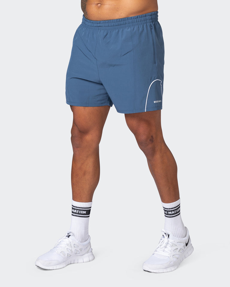 Deuce Training Shorts - Denim Blue