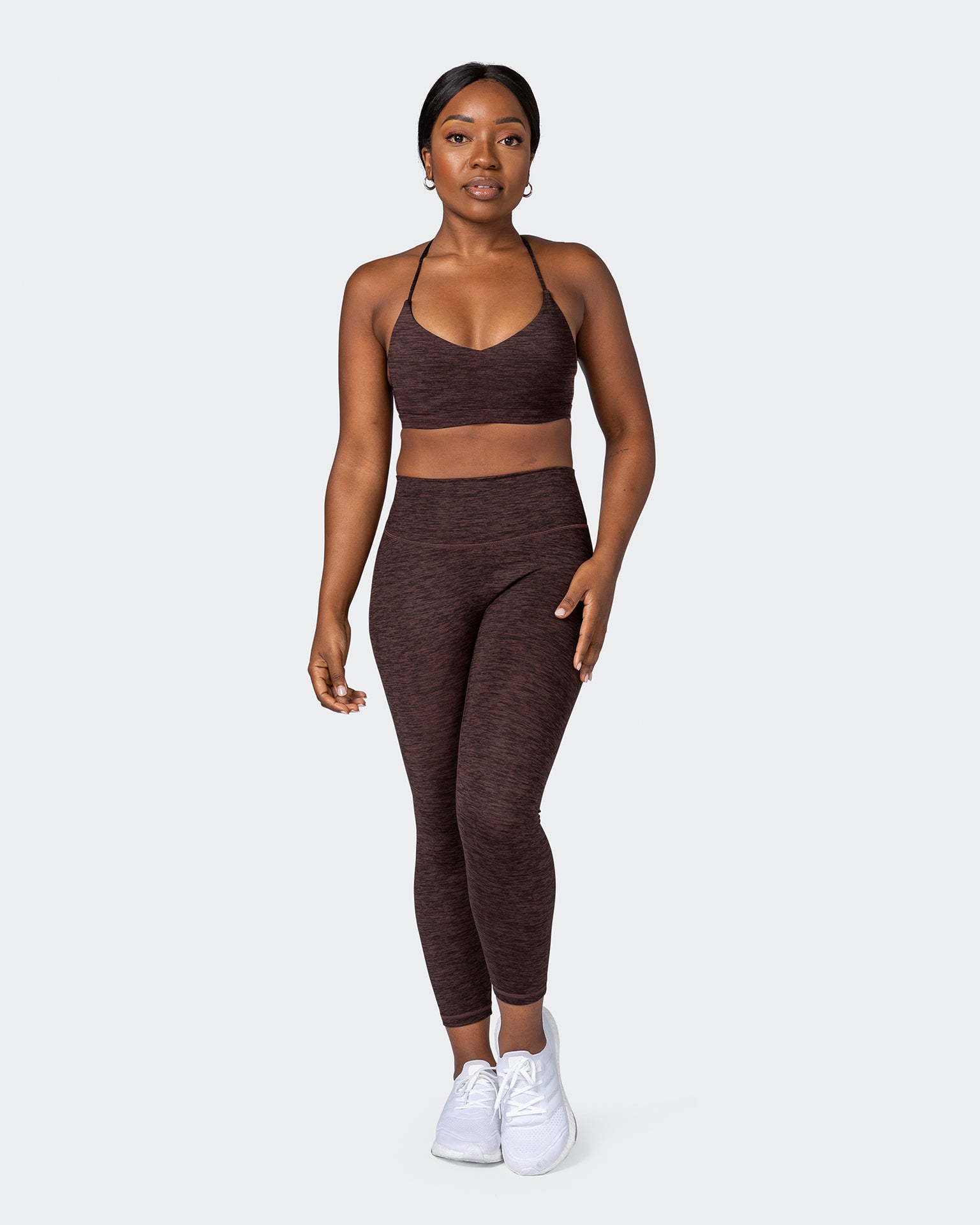 Zero Rise Everyday 7/8 Leggings - Coffee Marl-Leggings-XXS-112228COFEMAR-XXS-MNAPPRL19252-7-Muscle Nation