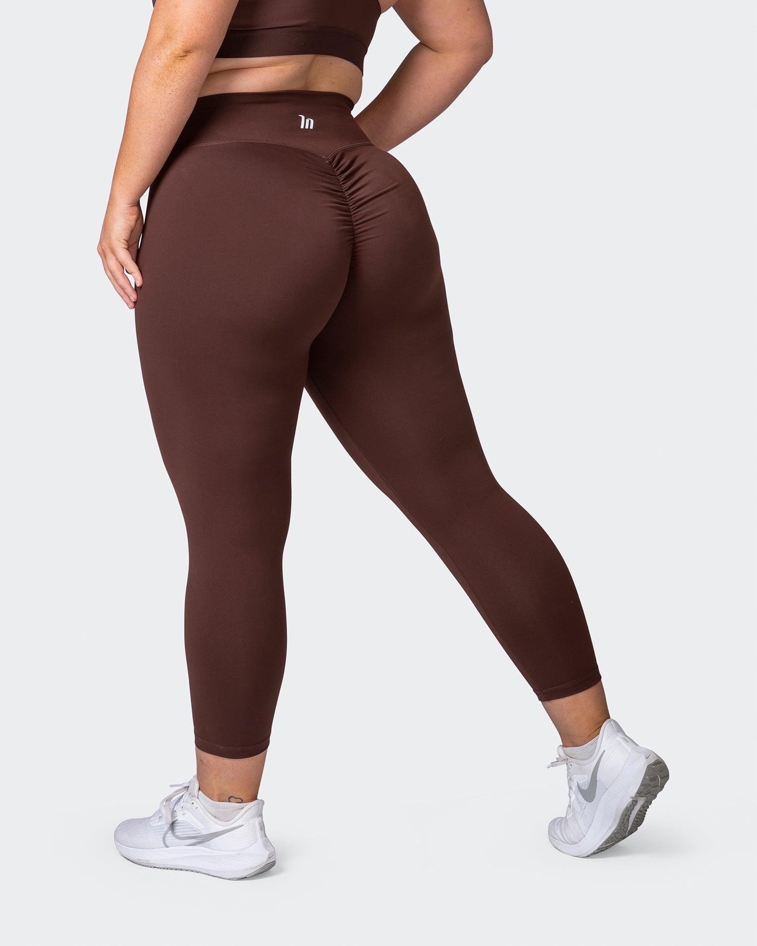 Signature Scrunch 7/8 Leggings - Paradise Pink - Muscle Nation