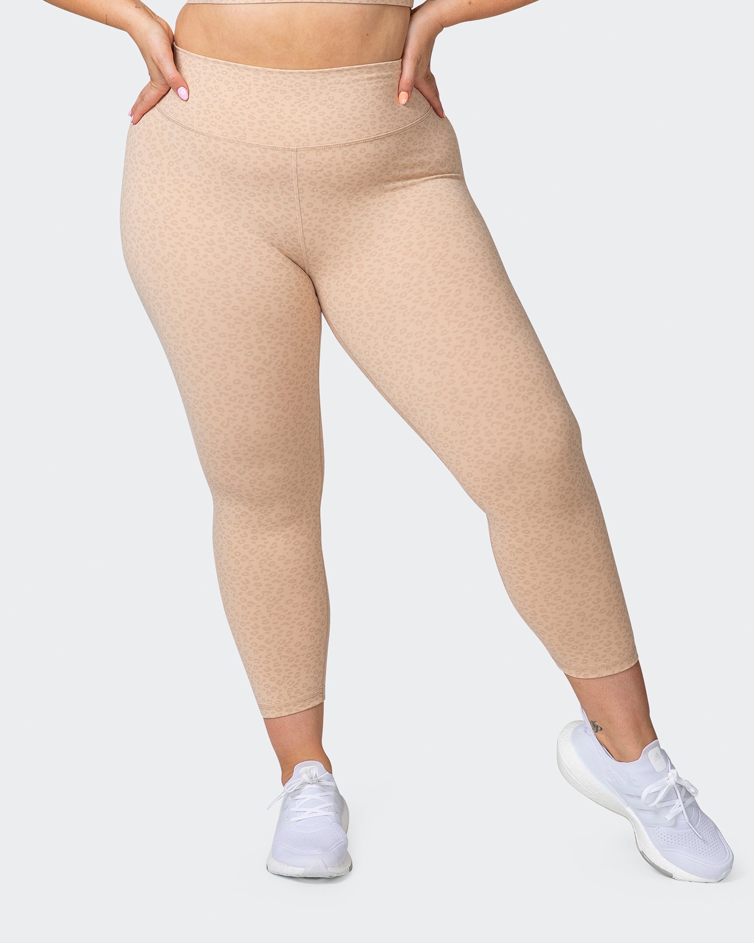 Signature Scrunch 7/8 Leggings - Brown Sugar Mini Cheetah Print-Leggings-XXS-042207BSMCH-XXS-MNAPPRL14557-1-Muscle Nation