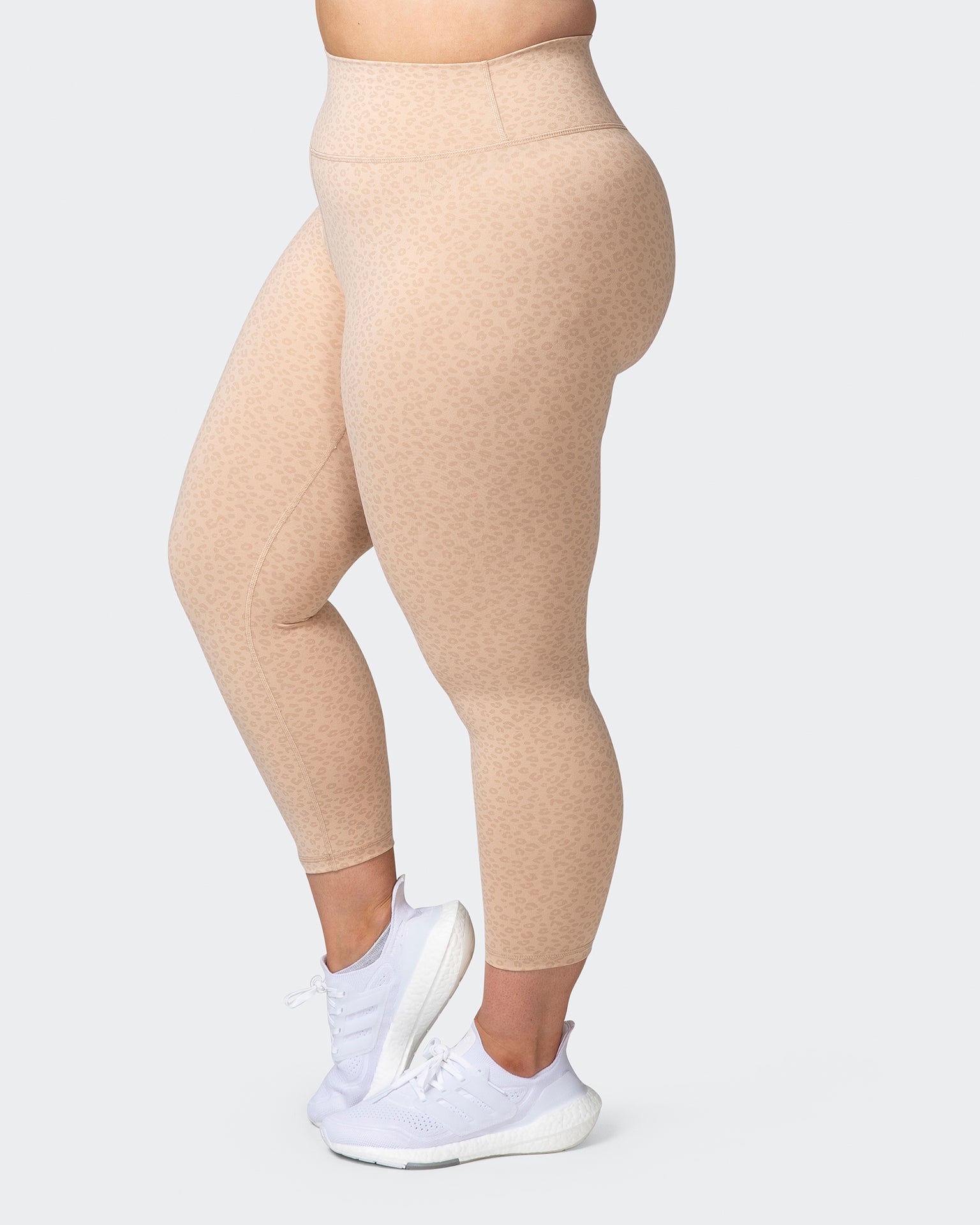 Signature Scrunch 7/8 Leggings - Brown Sugar Mini Cheetah Print-Leggings-XXS-042207BSMCH-XXS-MNAPPRL14557-4-Muscle Nation