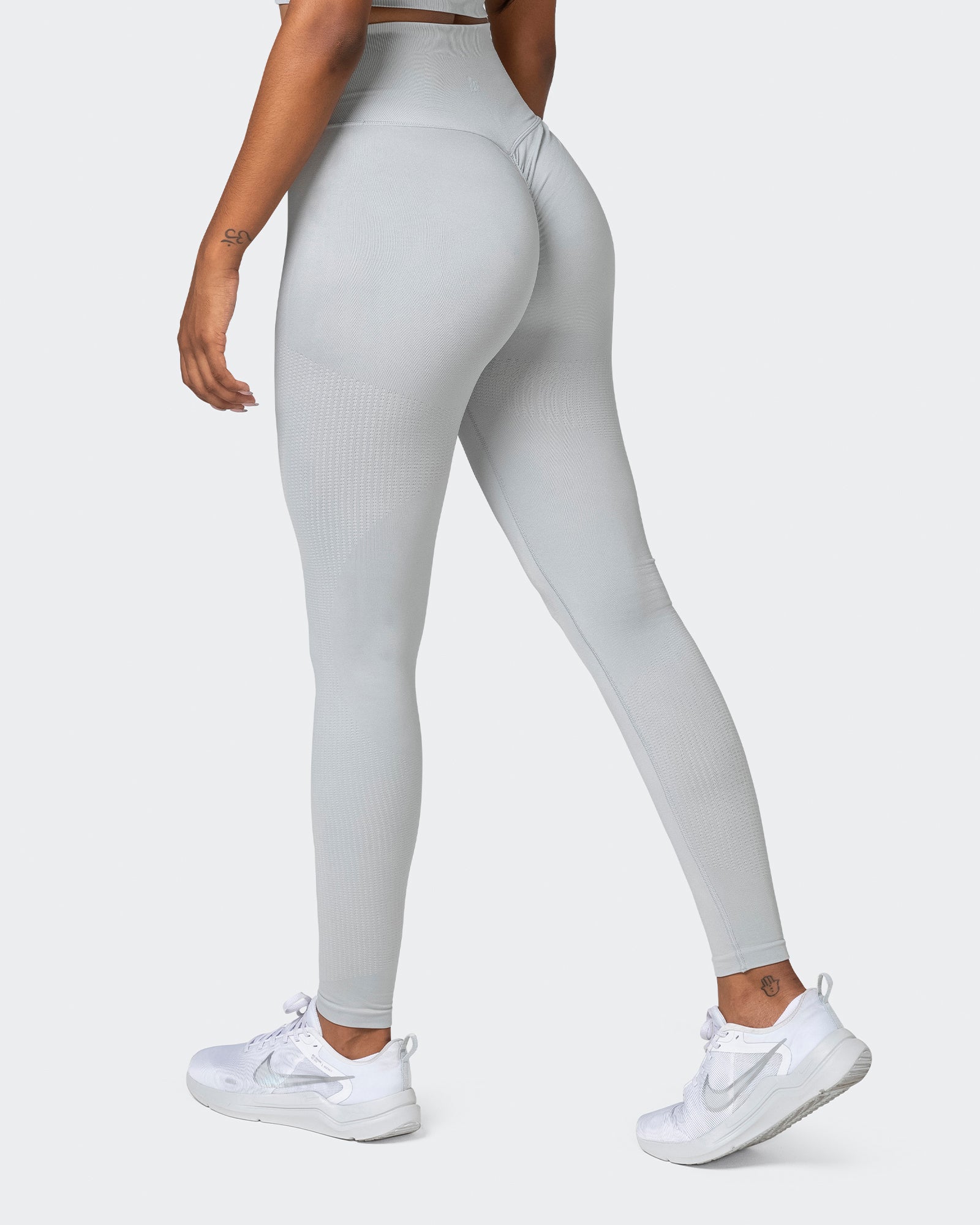 MYPROTEIN MyProteinUK Grey Seamless finiture Leggings