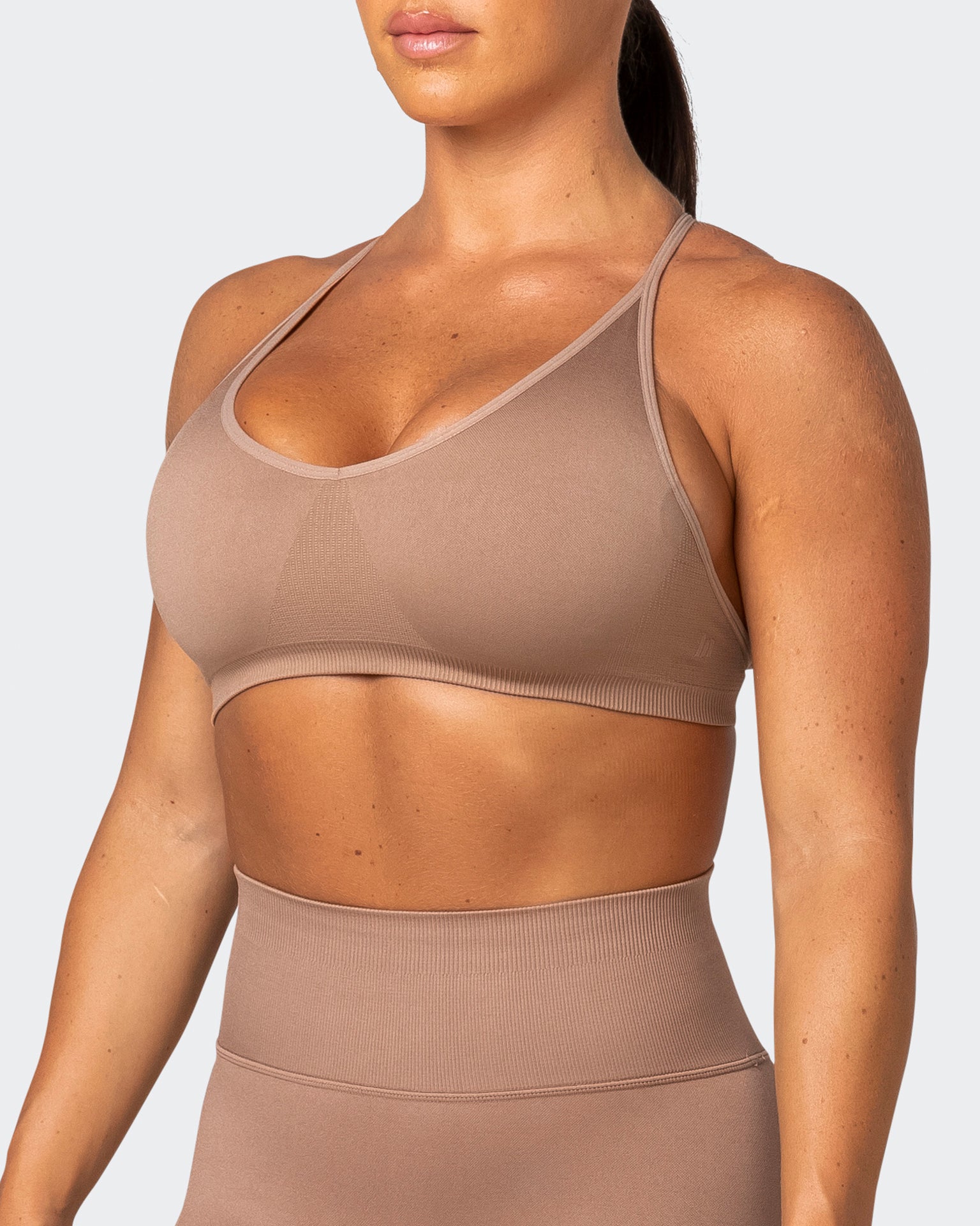 Definition Seamless Bra - Biscuit-Sports Bras-XS-062250BSCUIT-XS-MNAPPRL16808-3-Muscle Nation