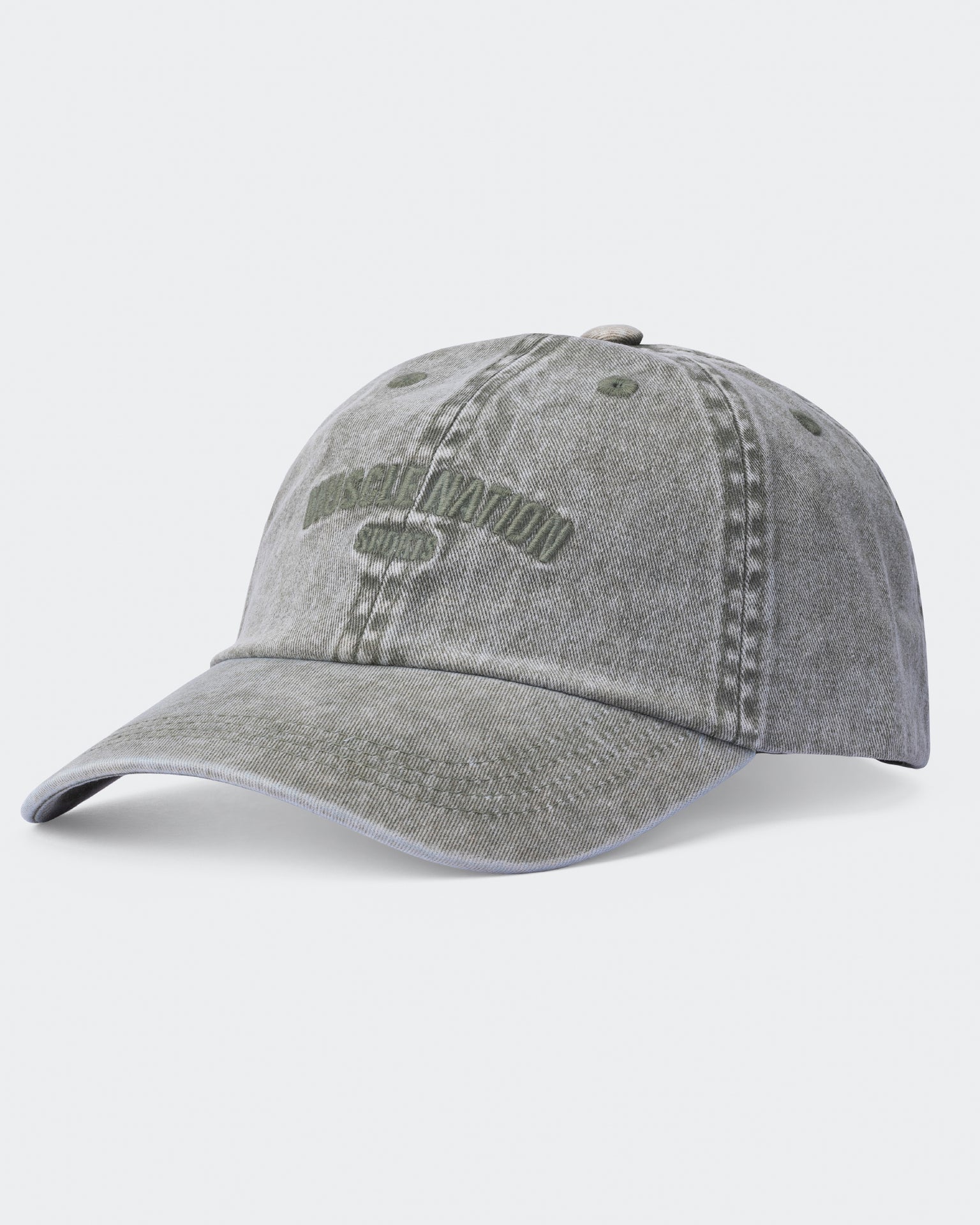 Distressed Dad Cap-Headwear-Washed Black-AC062254WSHBLK-ONE-MNAPPRL25351-5-Muscle Nation