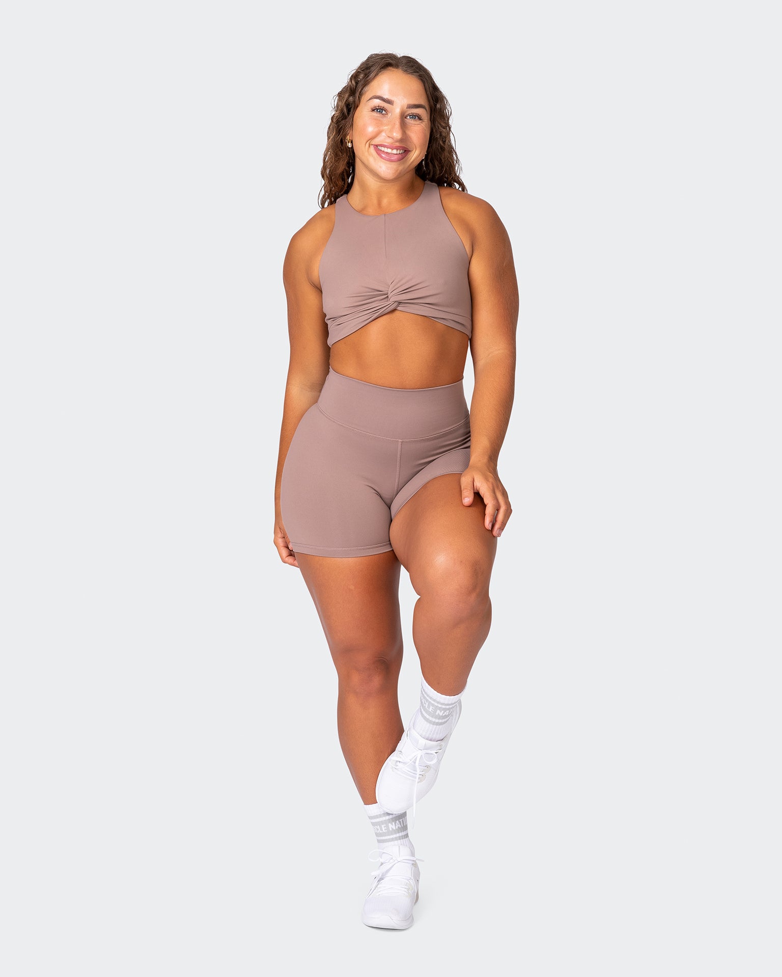 Defined Bra - Praline-Sports Bras-XS-032317PRLN-XS-MNAPPRL21915-7-Muscle Nation