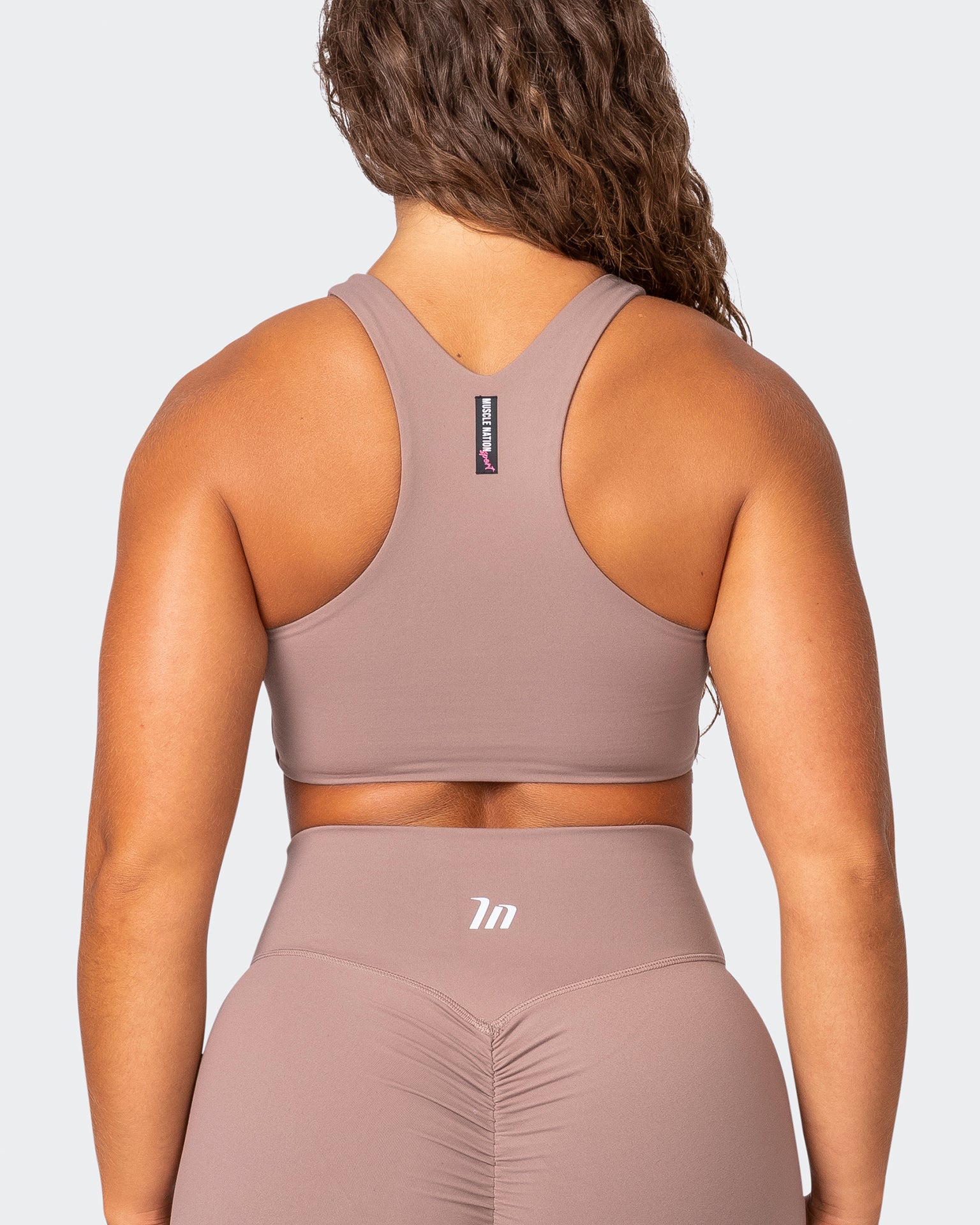 Defined Bra - Praline-Sports Bras-XS-032317PRLN-XS-MNAPPRL21915-6-Muscle Nation