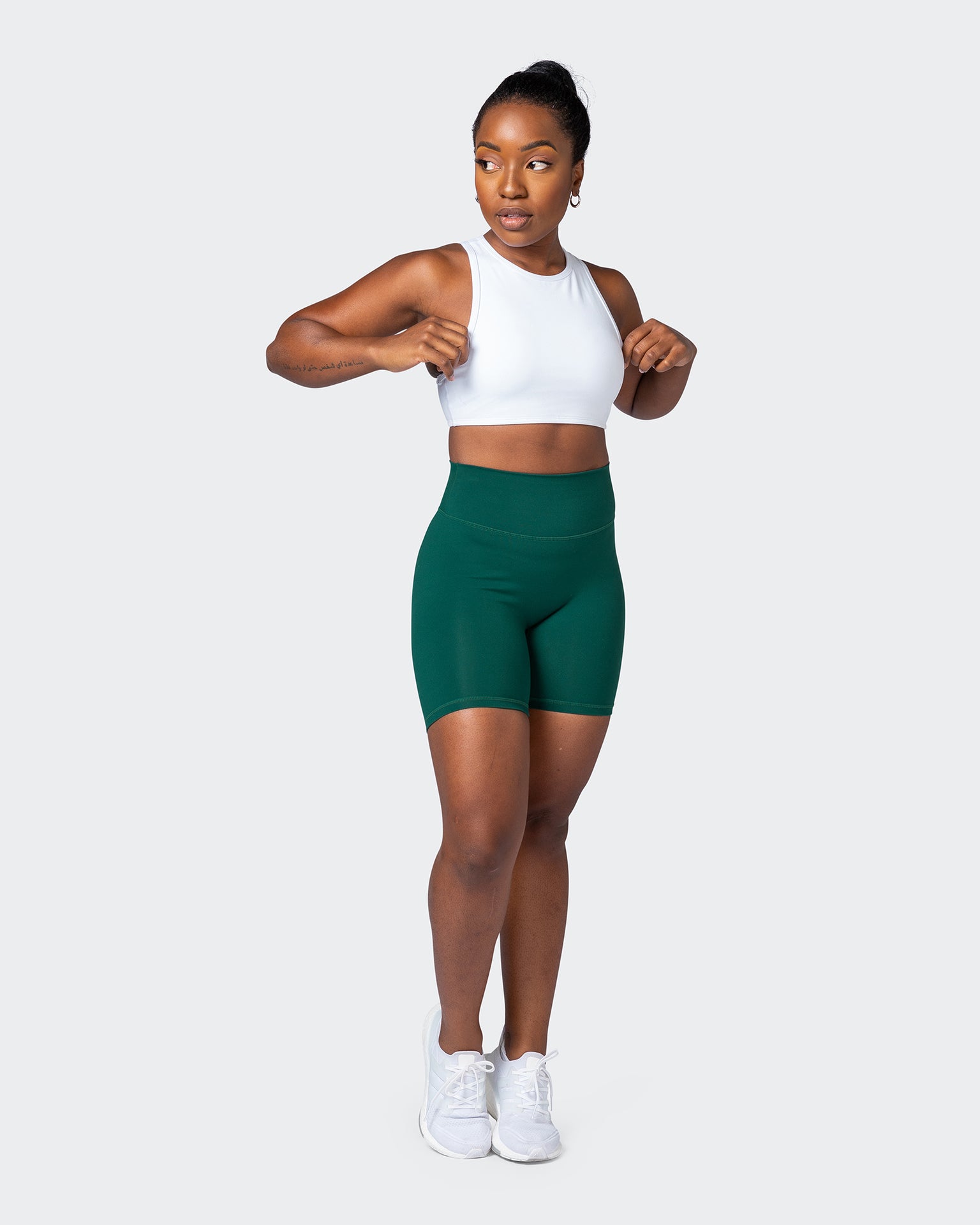 All Rounder Bra - White-Sports Bras-XS-092207WHT-XS-MNAPPRL20876-7-Muscle Nation