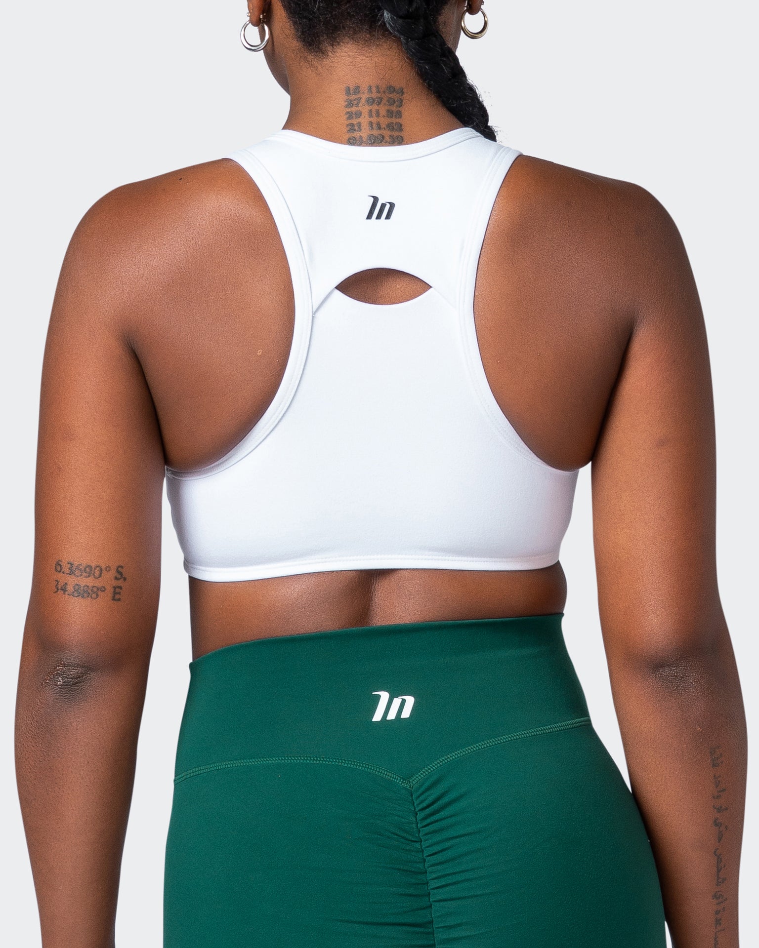 All Rounder Bra - White-Sports Bras-XS-092207WHT-XS-MNAPPRL20876-6-Muscle Nation