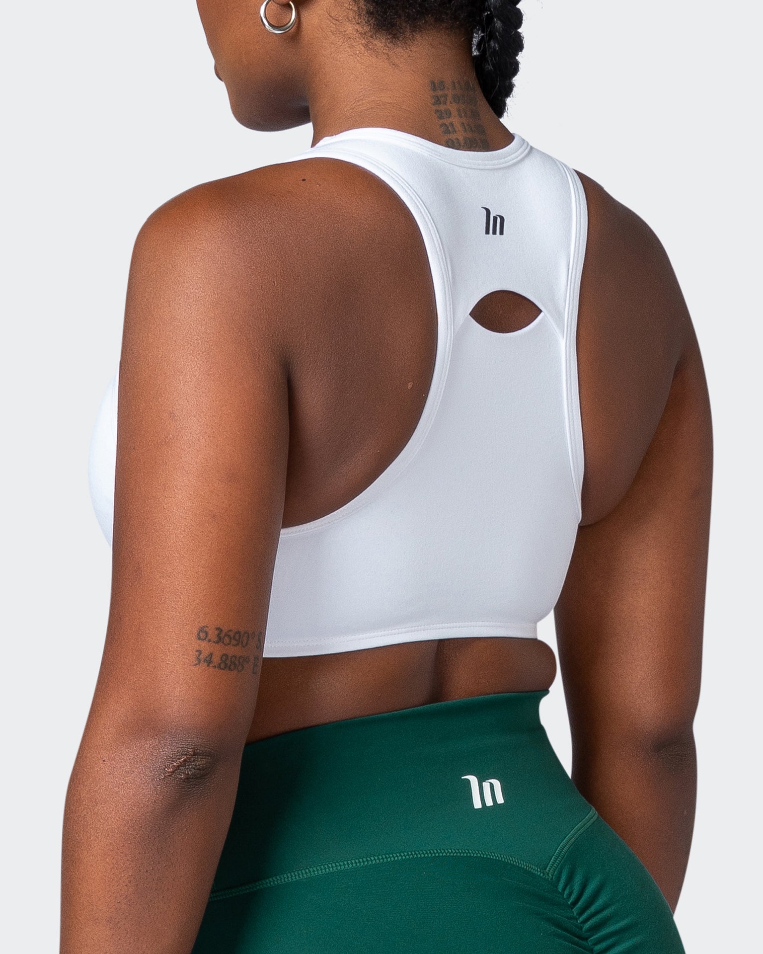 All Rounder Bra - White-Sports Bras-XS-092207WHT-XS-MNAPPRL20876-5-Muscle Nation