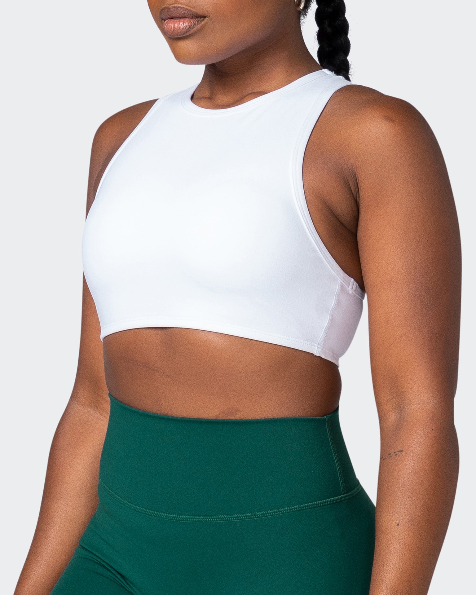 All Rounder Bra - White-Sports Bras-XS-092207WHT-XS-MNAPPRL20876-3-Muscle Nation