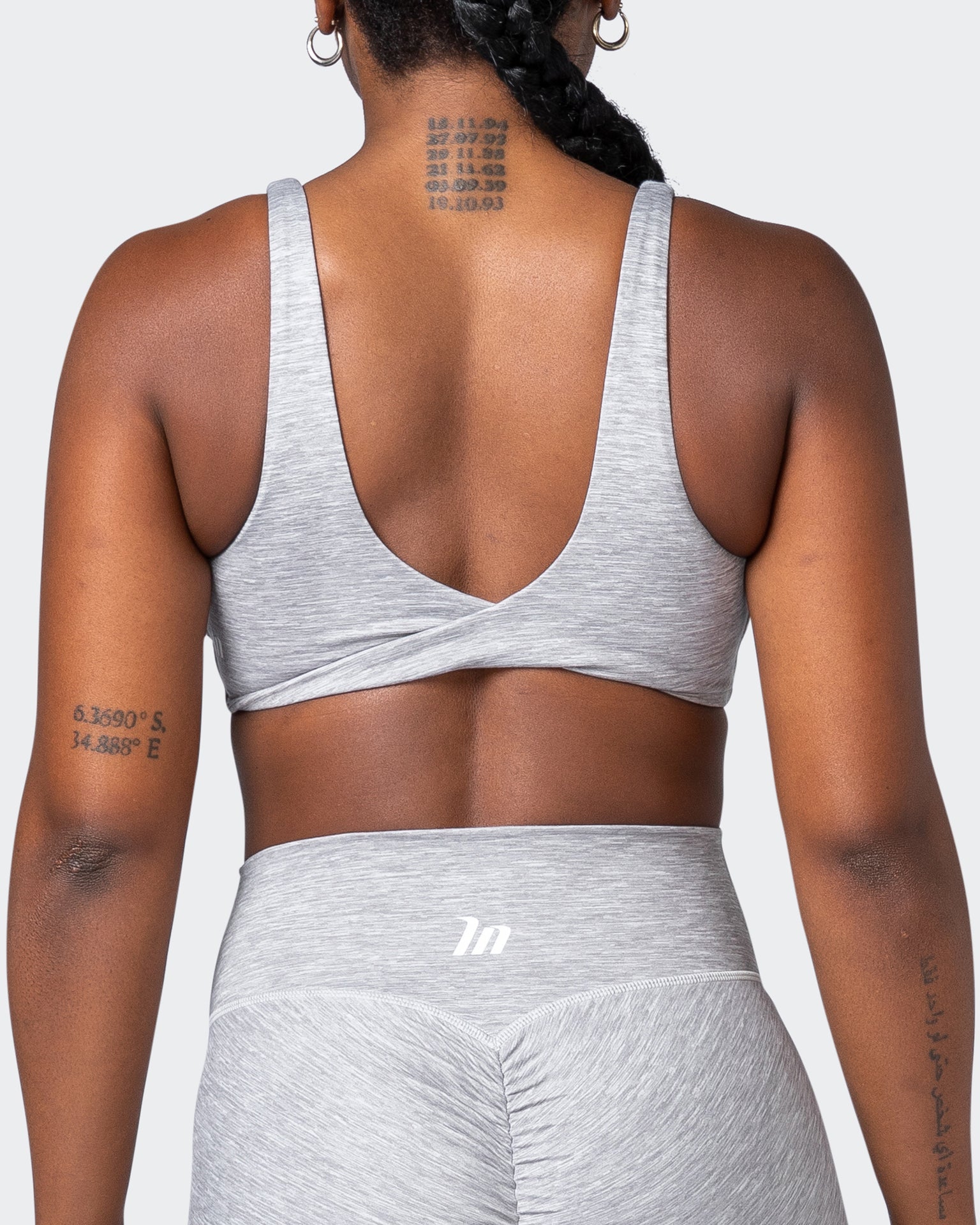 Demi Bralette - Quiet Grey Marl-Bralettes-XS-092204QTGRMRL-XS-MNAPPRL20772-6-Muscle Nation