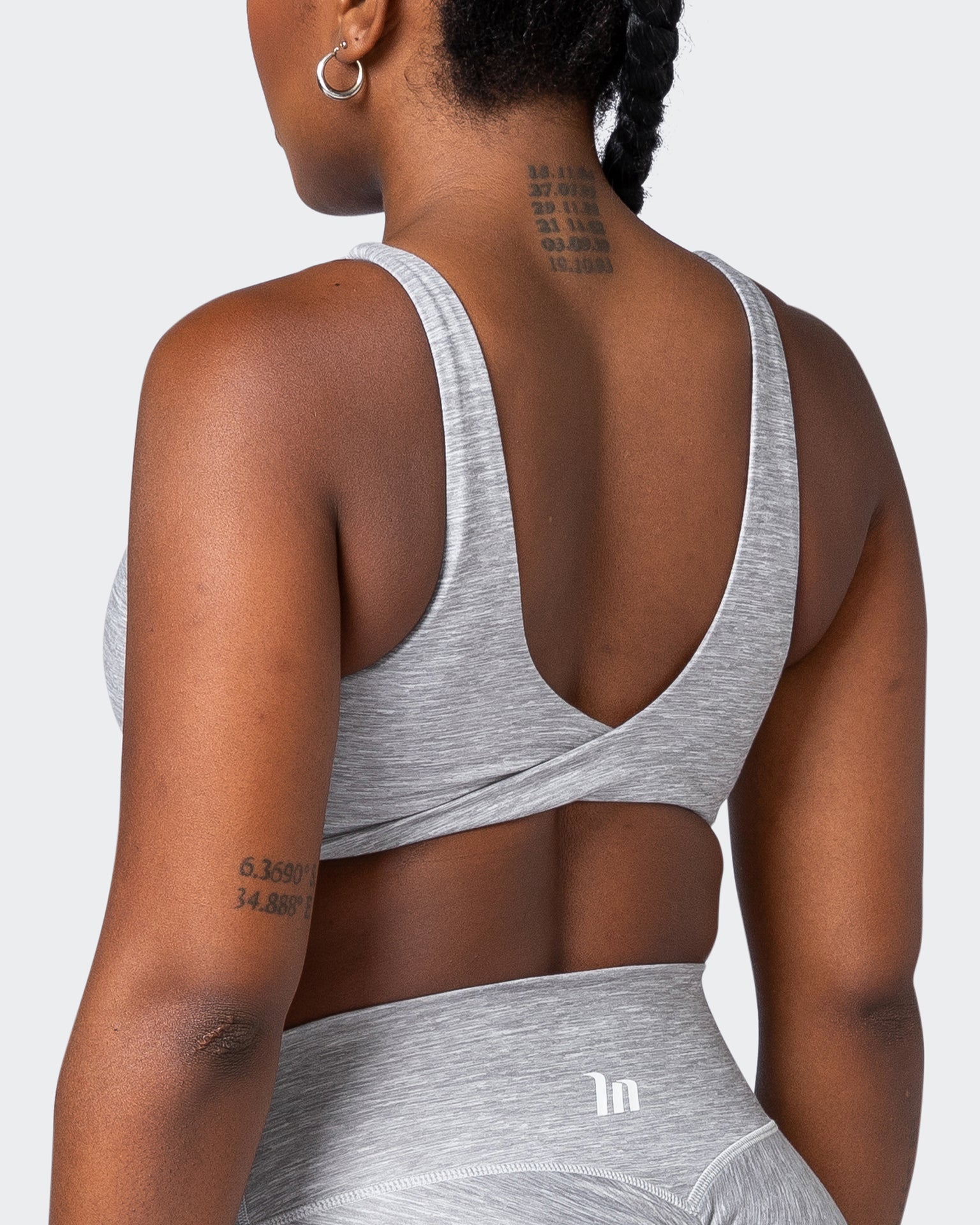 Demi Bralette - Quiet Grey Marl-Bralettes-XS-092204QTGRMRL-XS-MNAPPRL20772-5-Muscle Nation