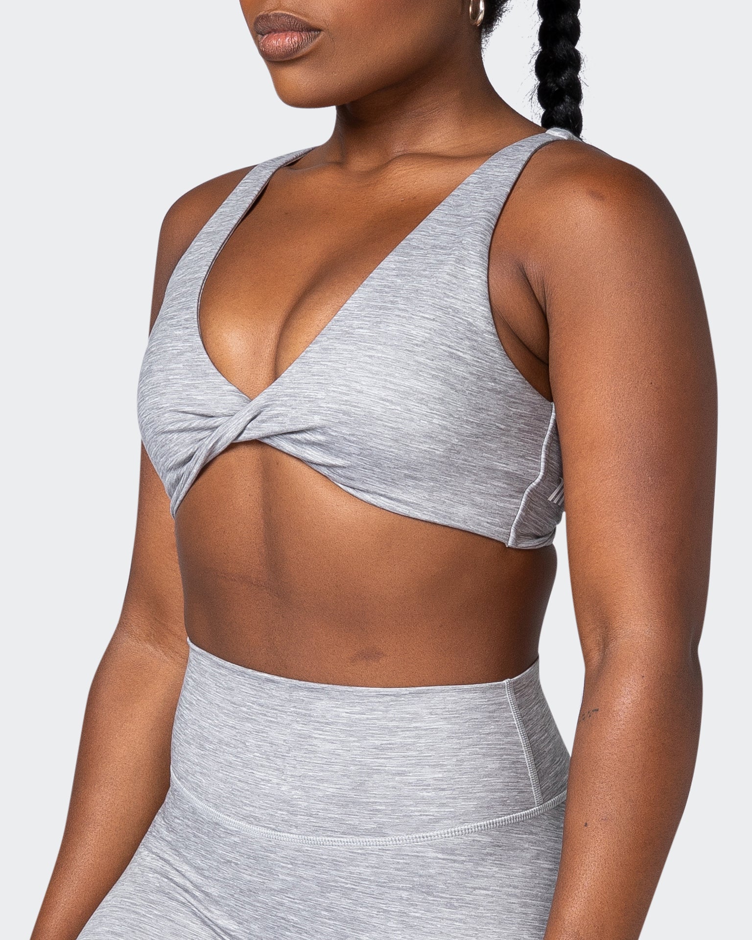 Demi Bralette - Quiet Grey Marl-Bralettes-XS-092204QTGRMRL-XS-MNAPPRL20772-3-Muscle Nation