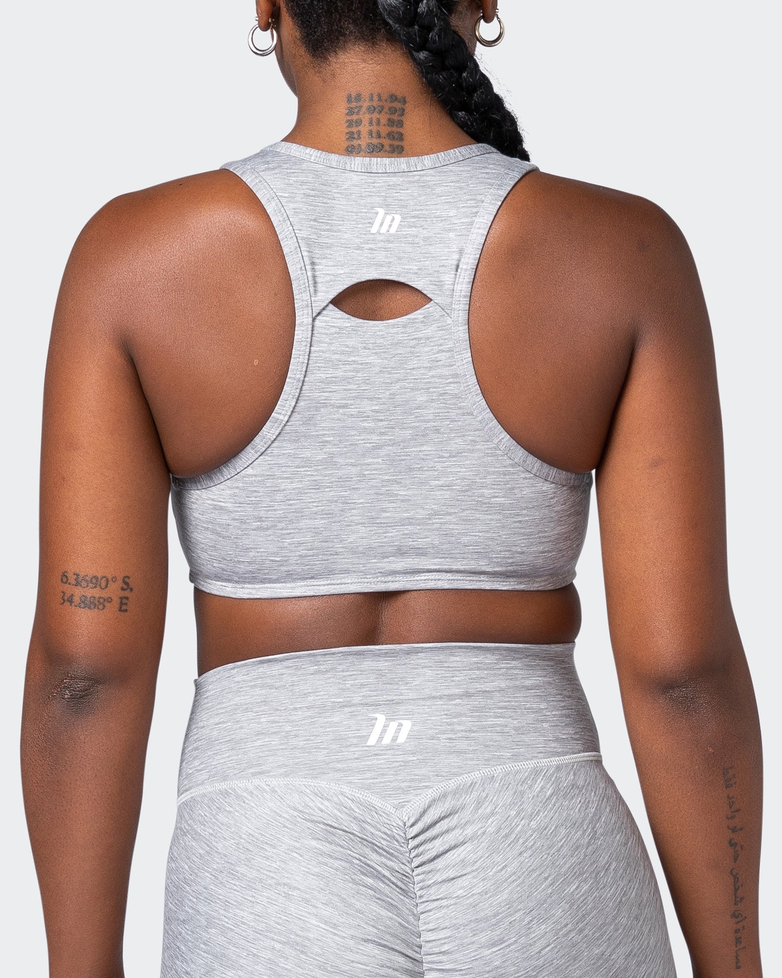 All Rounder Bra - Quiet Grey Marl-Sports Bras-XS-092207QTGRMRL-XS-MNAPPRL20884-6-Muscle Nation