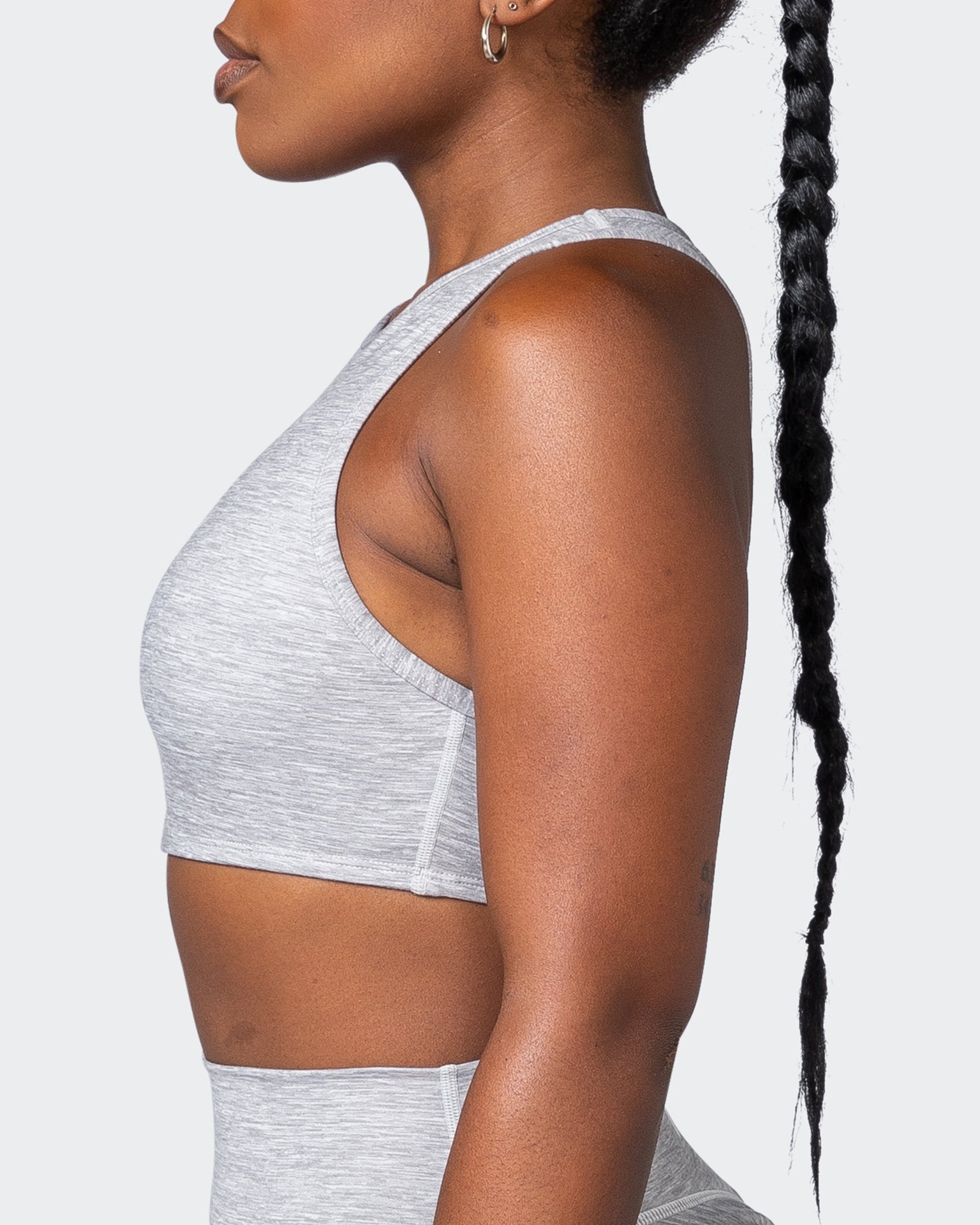 All Rounder Bra - Quiet Grey Marl-Sports Bras-XS-092207QTGRMRL-XS-MNAPPRL20884-4-Muscle Nation