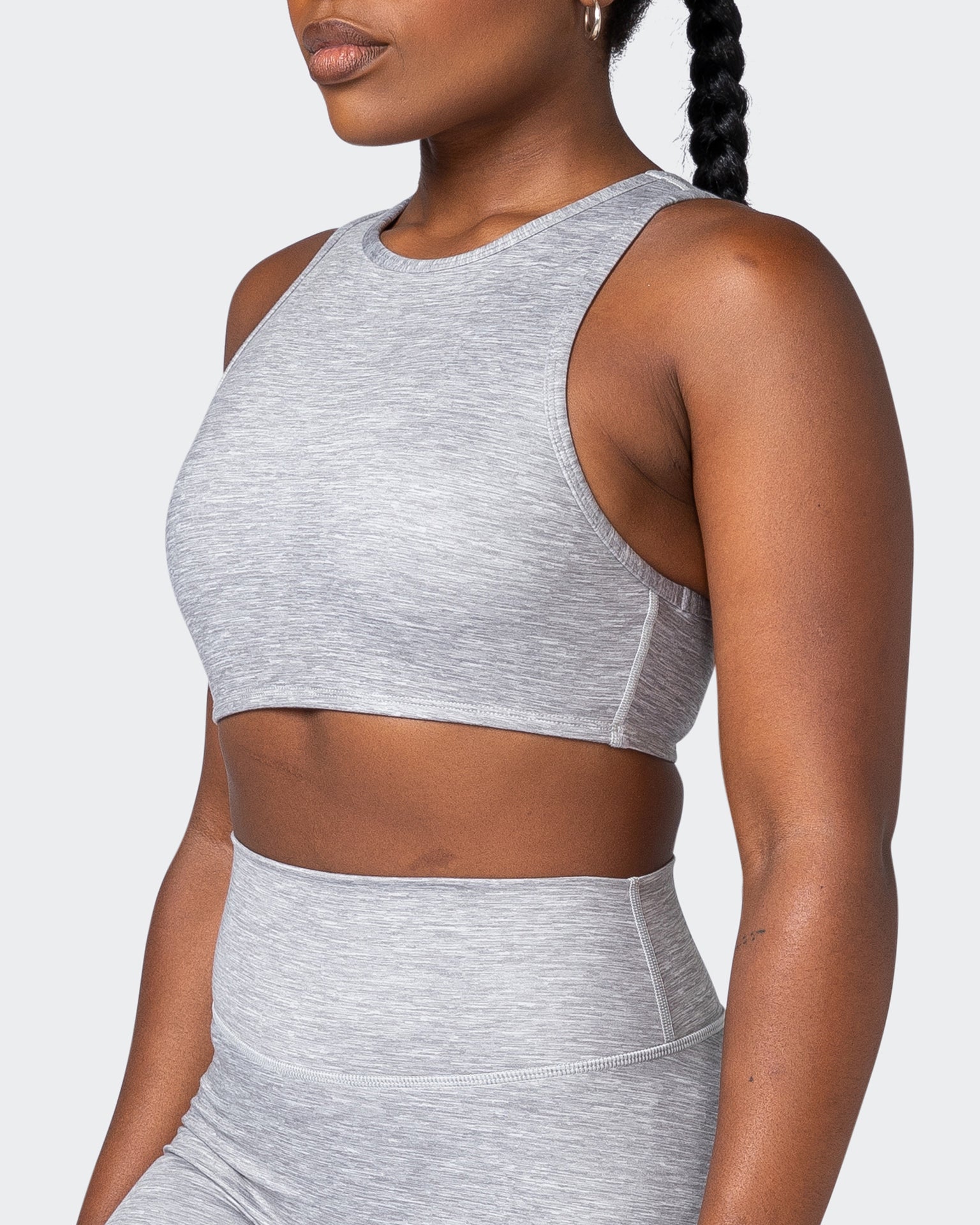 All Rounder Bra - Quiet Grey Marl-Sports Bras-XS-092207QTGRMRL-XS-MNAPPRL20884-3-Muscle Nation