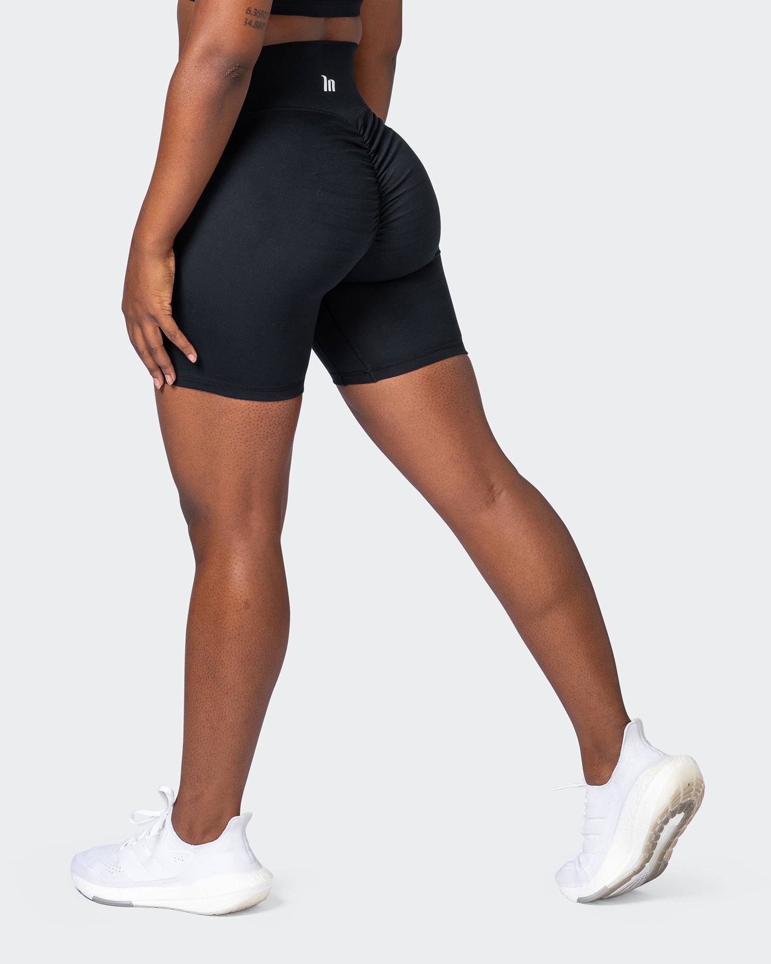 Everyday Scrunch Bike Shorts - Black - Muscle Nation