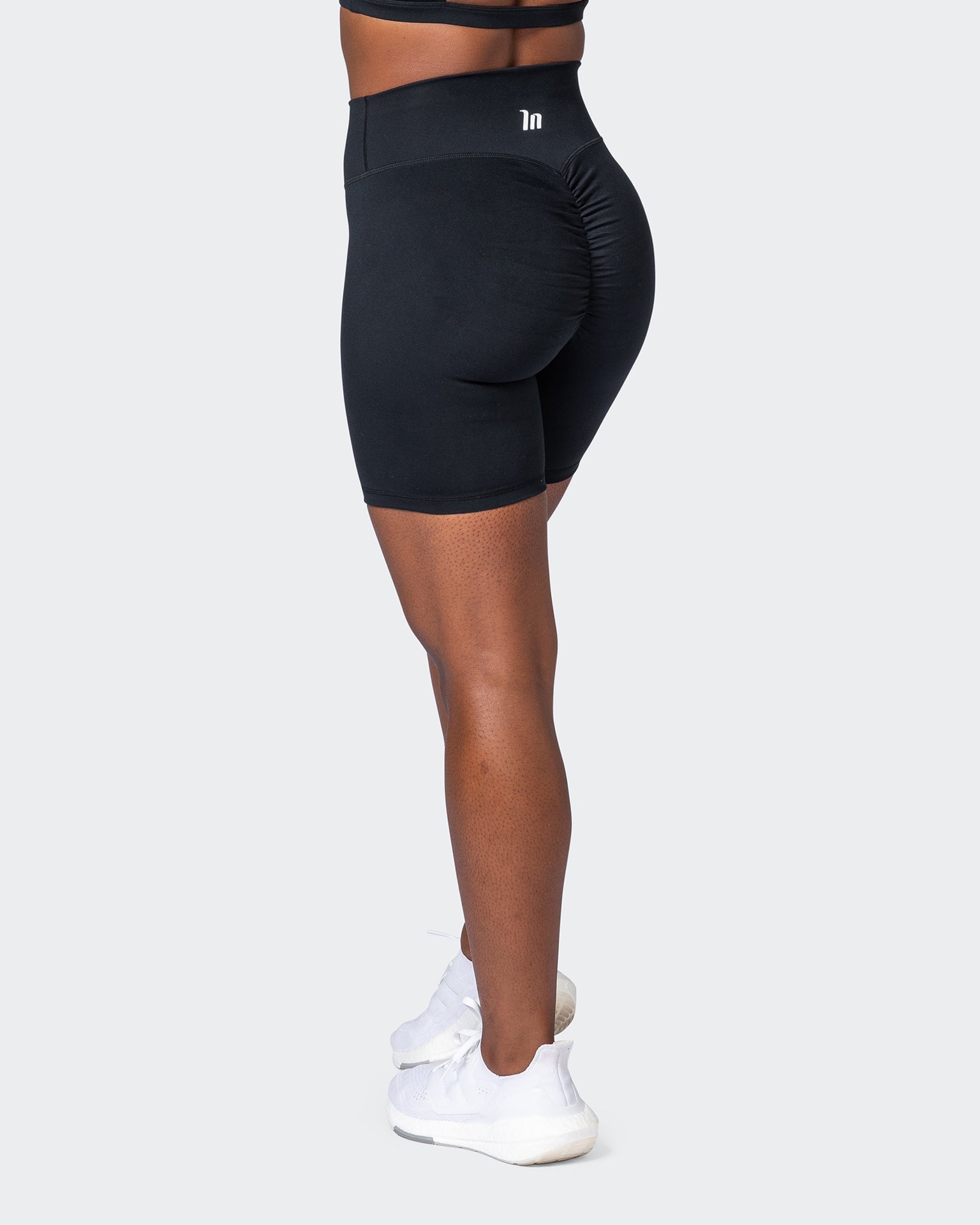 Game Changer Scrunch Bike Shorts - Black-Shorts-XXS-092208BLK-XXS-MNAPPRL20924-5-Muscle Nation