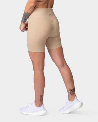 Zero Rise Rib Bike Shorts - Brown Sugar-Shorts-XXS-042204BRSUG-XXS-MNAPPRL14438-1-Muscle Nation