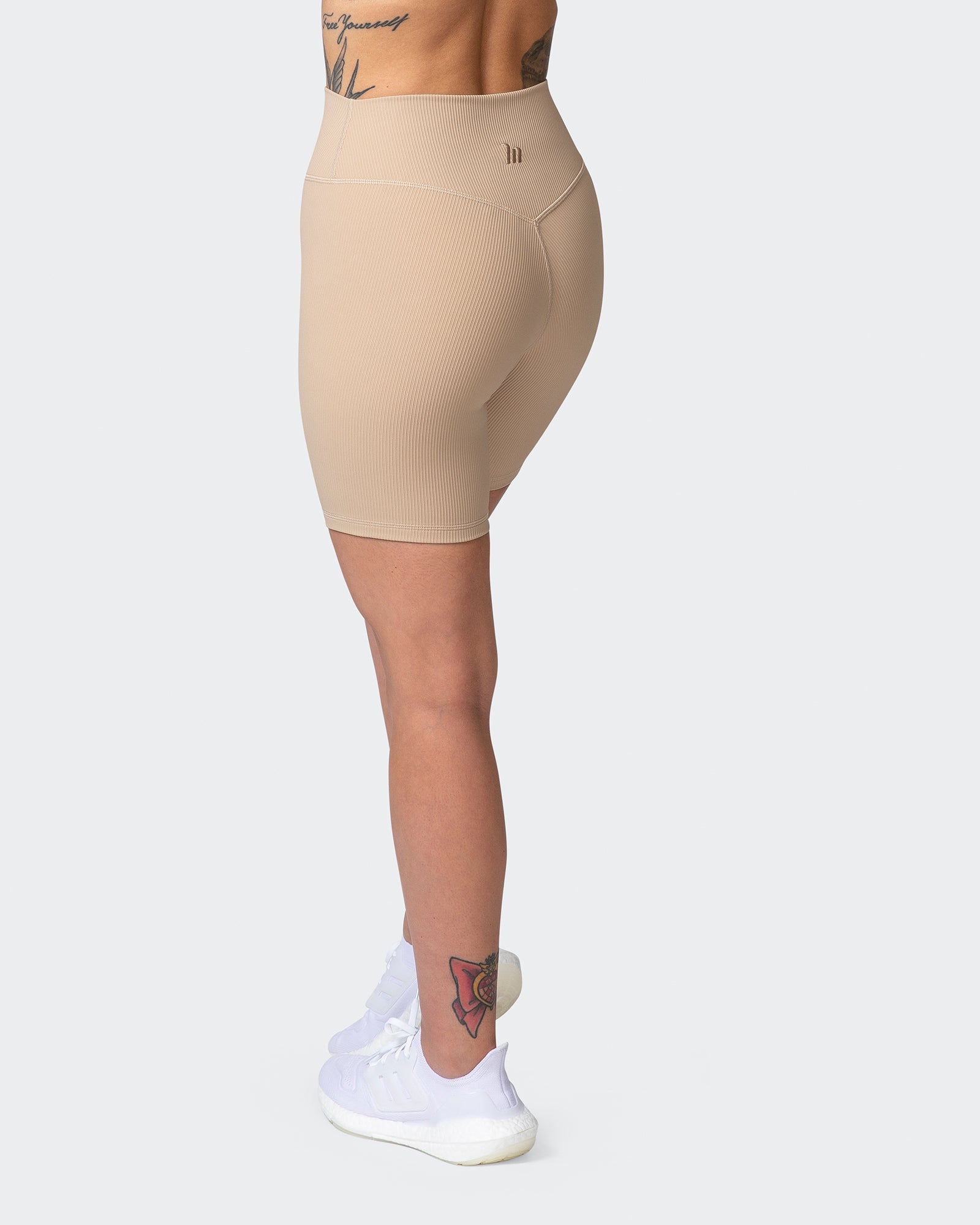 Womens ribbed seamless lounge bike online shorts