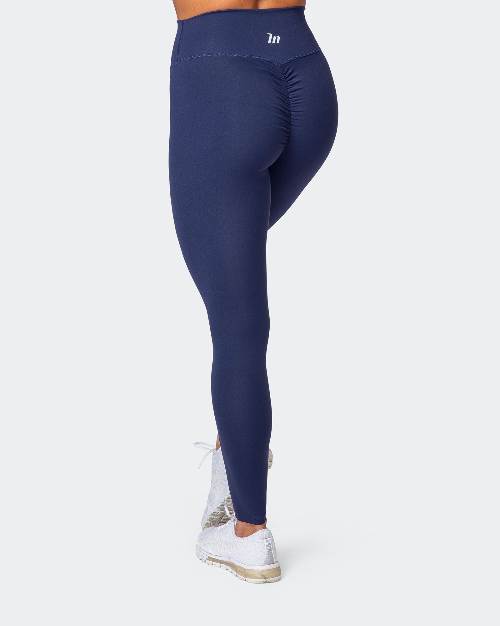 Signature Scrunch Ankle Length Leggings - Midnight