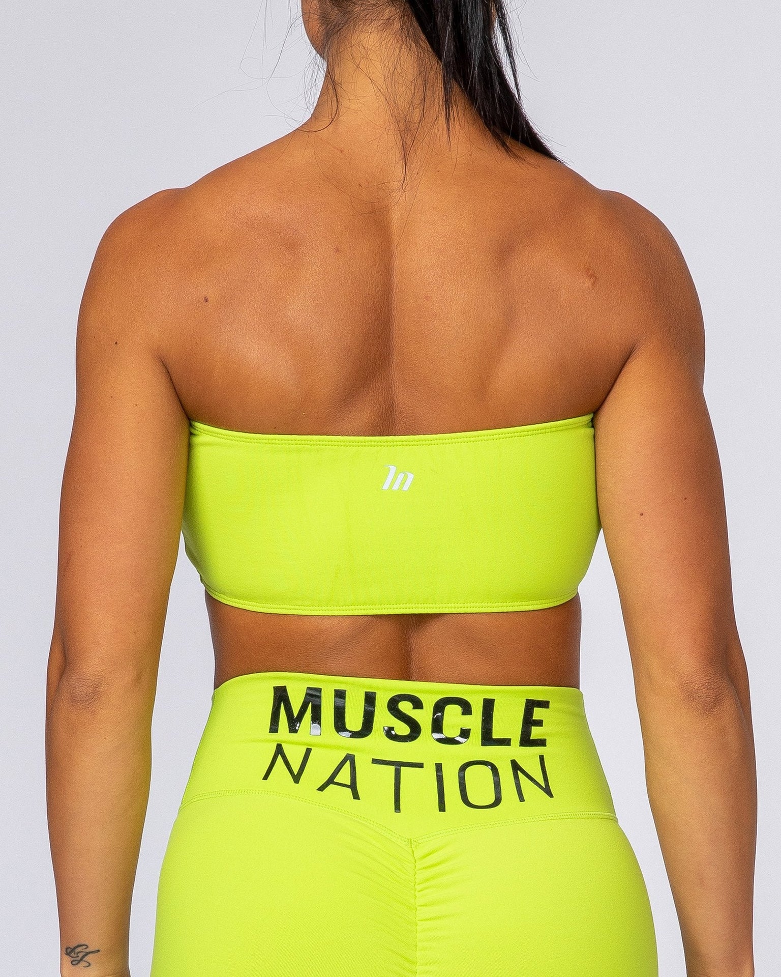 Bandeau - Acid Lime-Bralettes-XS-MNAPPRL8283-MNAPPRL8283-7-Muscle Nation