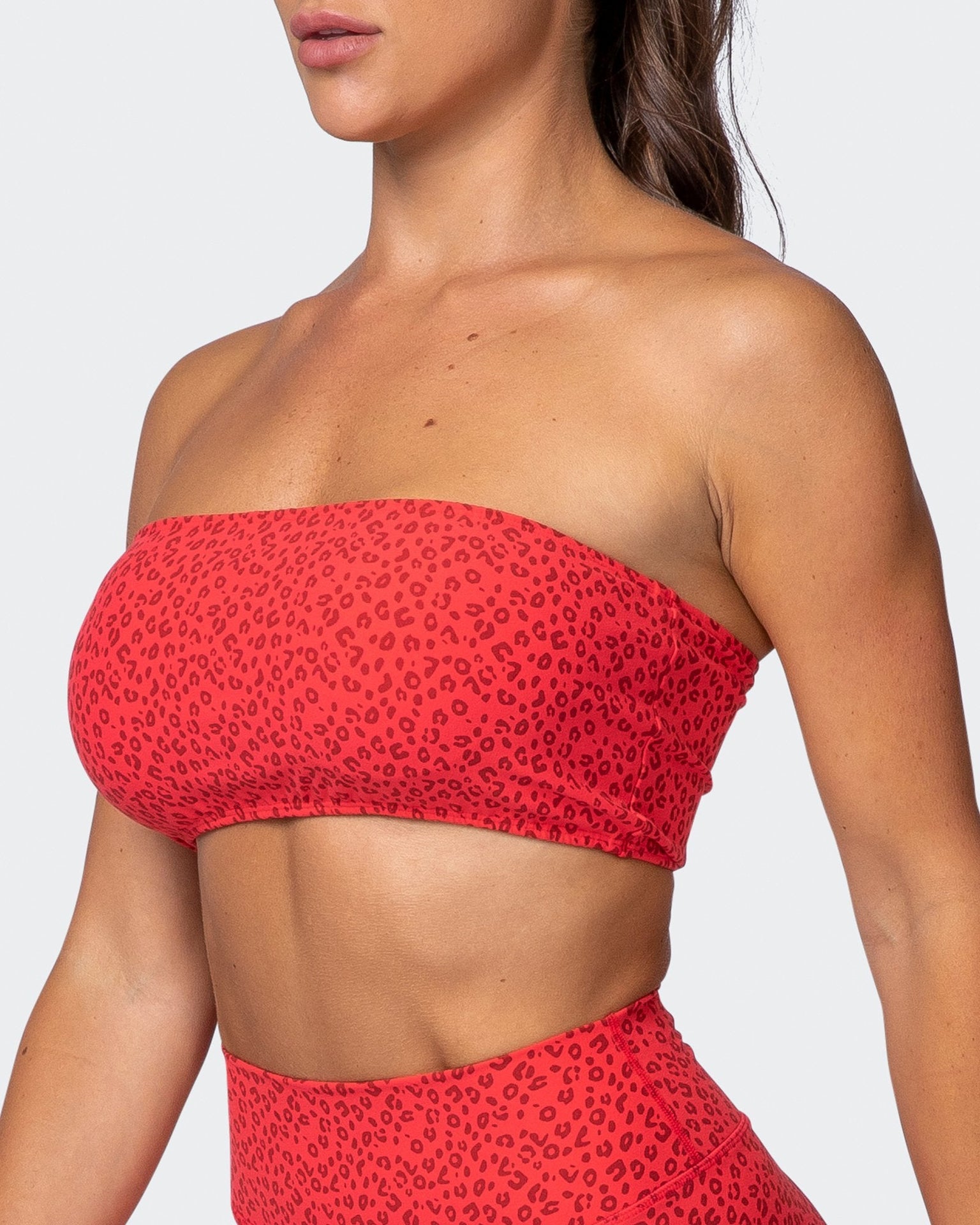 Bandeau - Mini Cheetah Print-Bralettes-XXS-082103MCHET-XXS-MNAPPRL11334-3-Muscle Nation