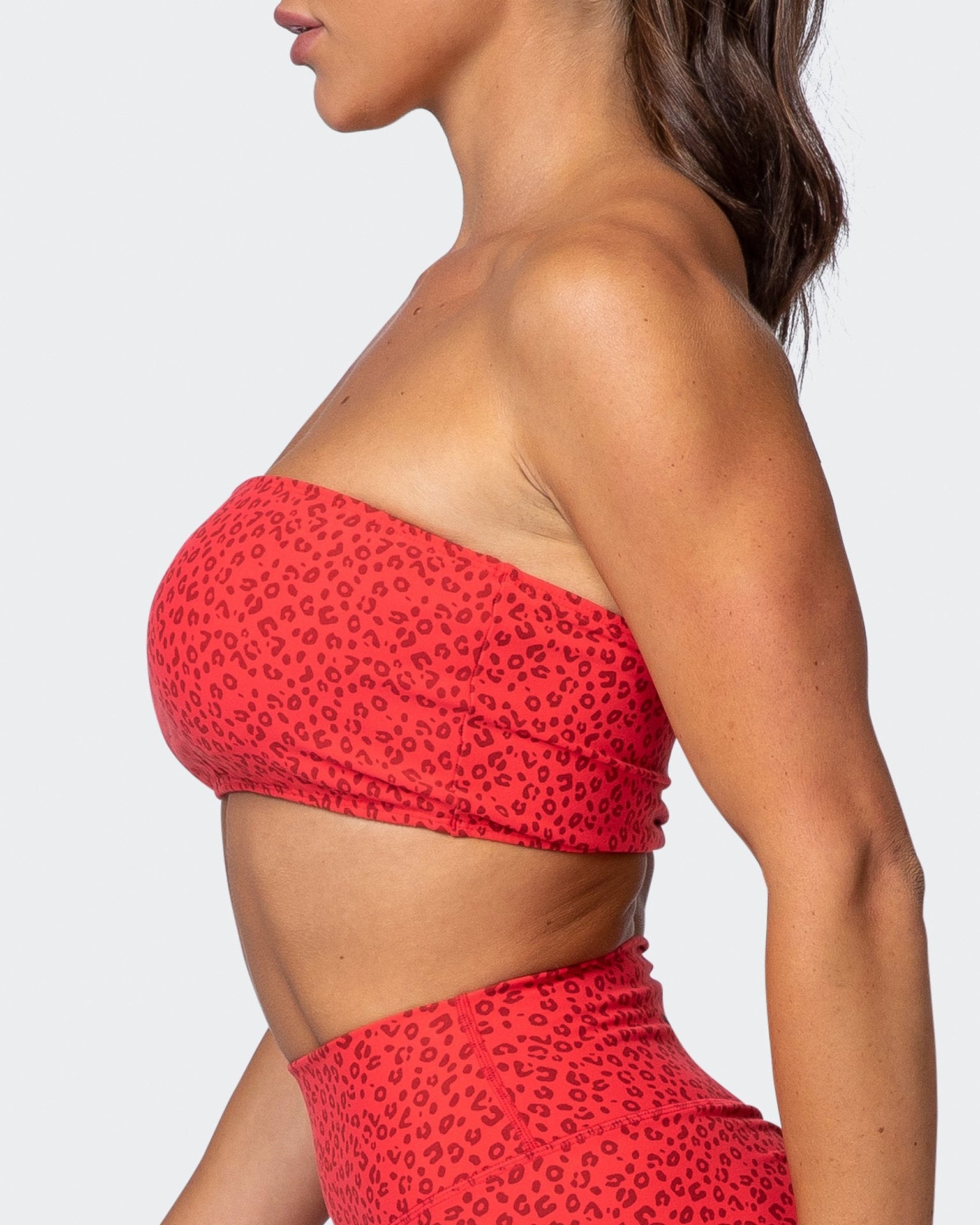 Bandeau - Mini Cheetah Print-Bralettes-XXS-082103MCHET-XXS-MNAPPRL11334-4-Muscle Nation