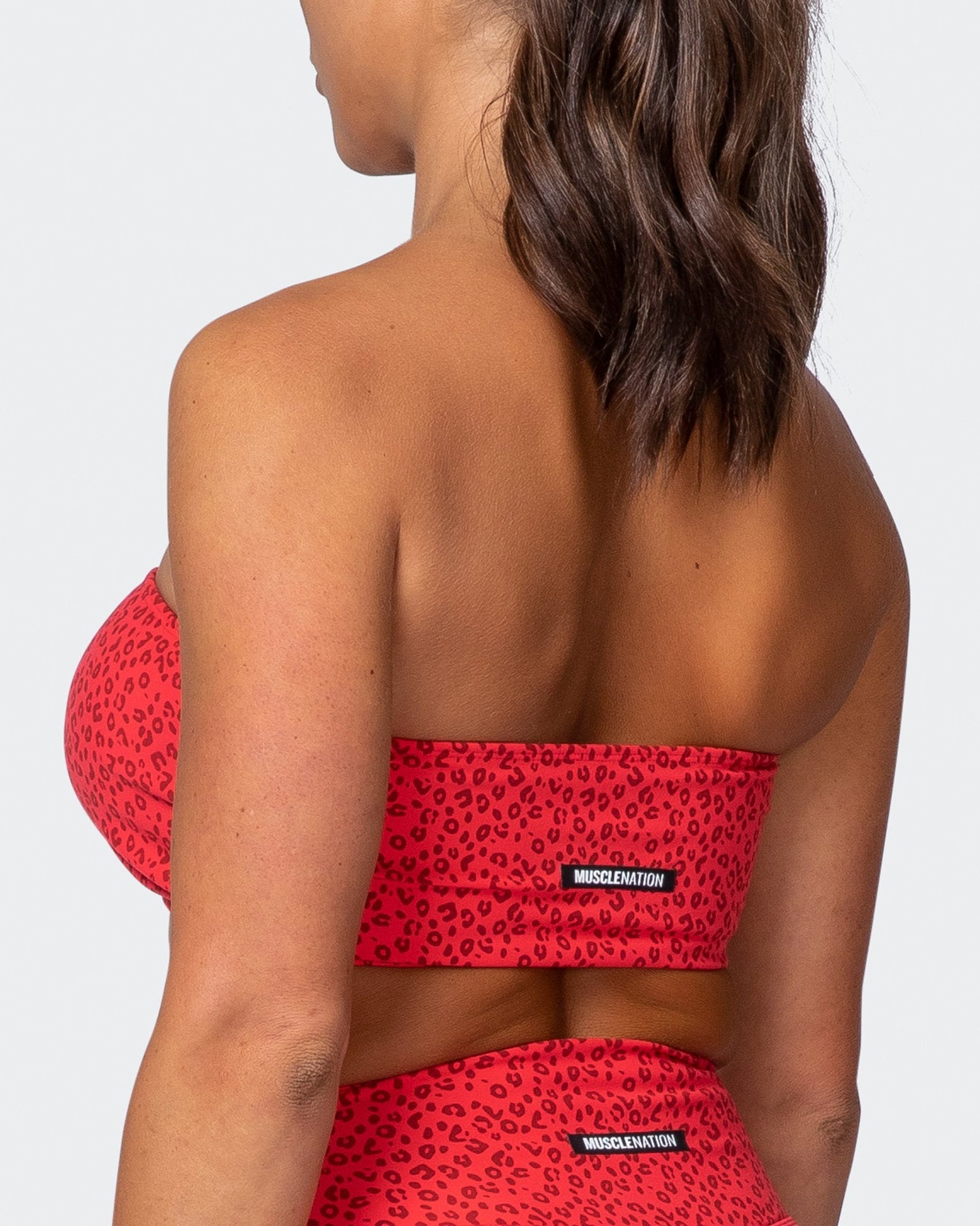 Bandeau - Mini Cheetah Print-Bralettes-XXS-082103MCHET-XXS-MNAPPRL11334-5-Muscle Nation