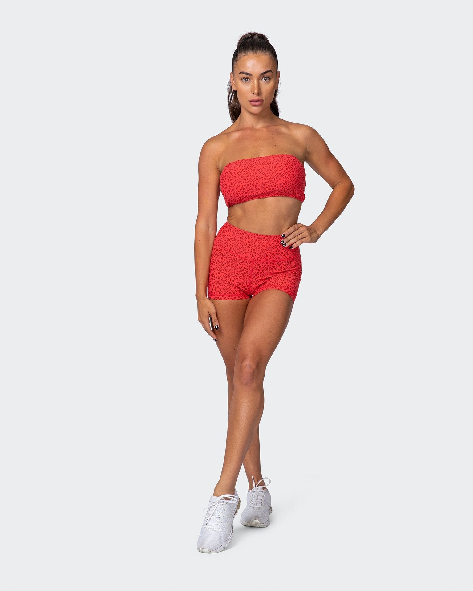 Bandeau - Mini Cheetah Print-Bralettes-XXS-082103MCHET-XXS-MNAPPRL11334-7-Muscle Nation