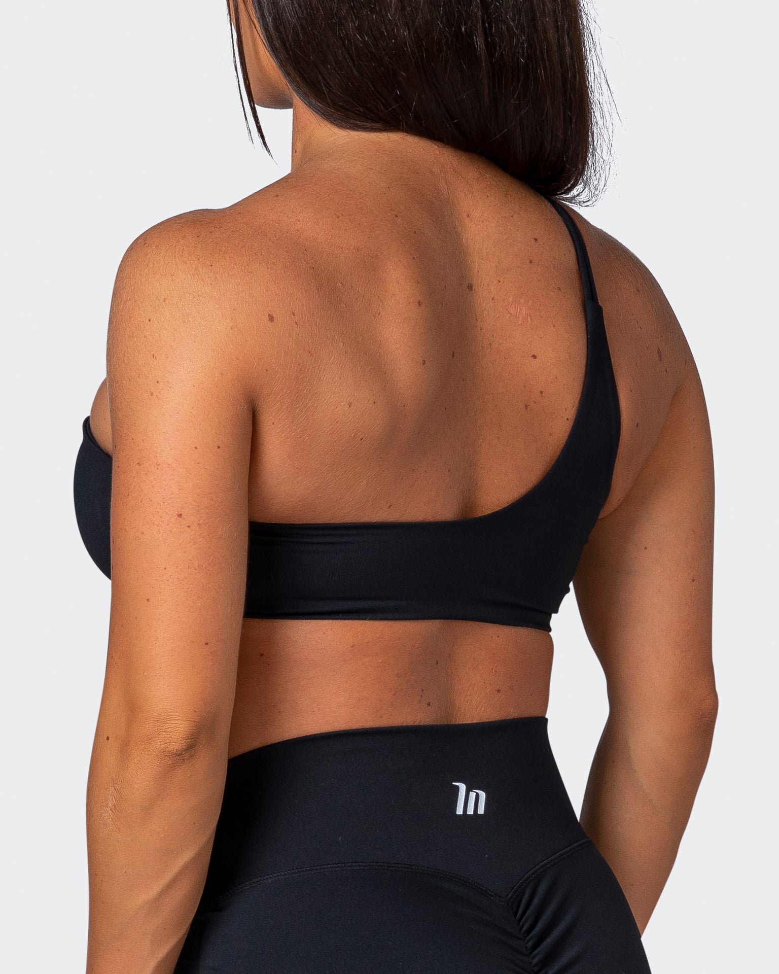 Movement One Shoulder Bralette - Black-Bralettes-XS-112243BLK-XS-MNAPPRL19829-5-Muscle Nation