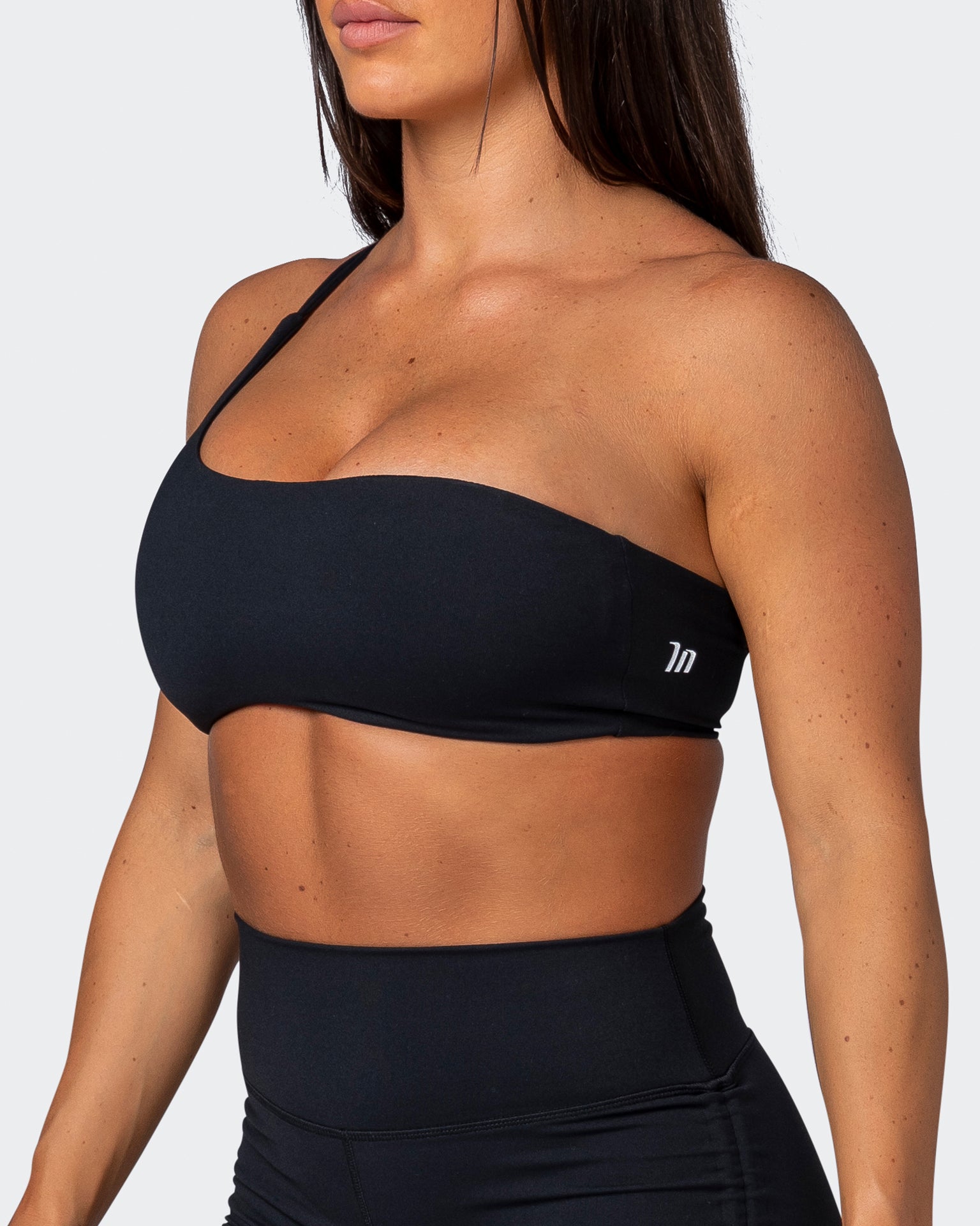 Movement One Shoulder Bralette - Black-Bralettes-XS-112243BLK-XS-MNAPPRL19829-3-Muscle Nation