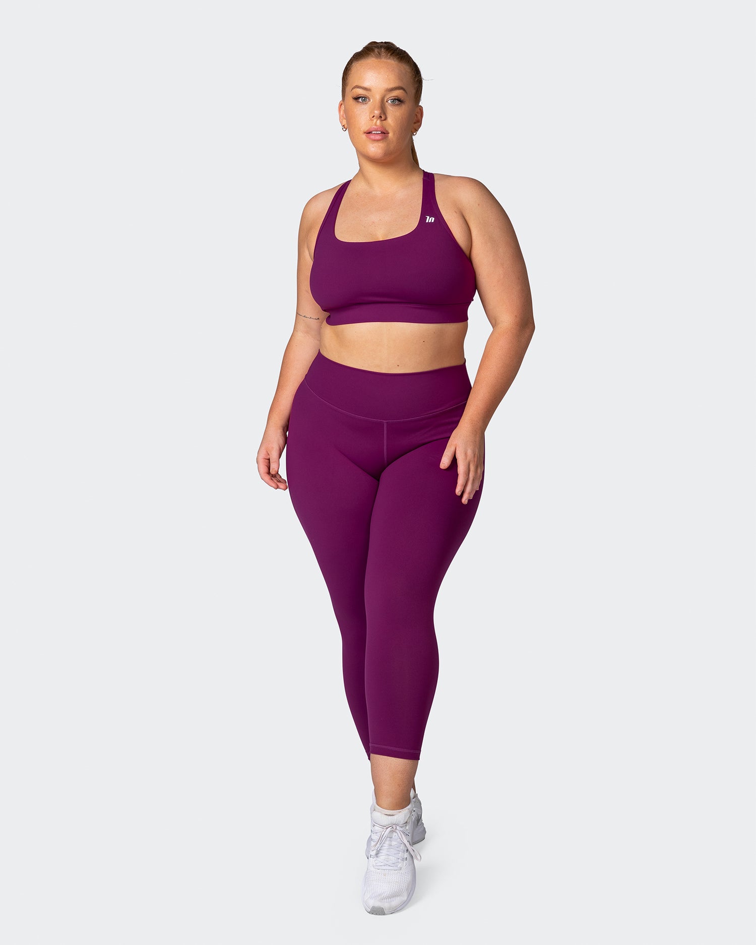 Signature Scrunch 7/8 Leggings - Huckleberry - Muscle Nation