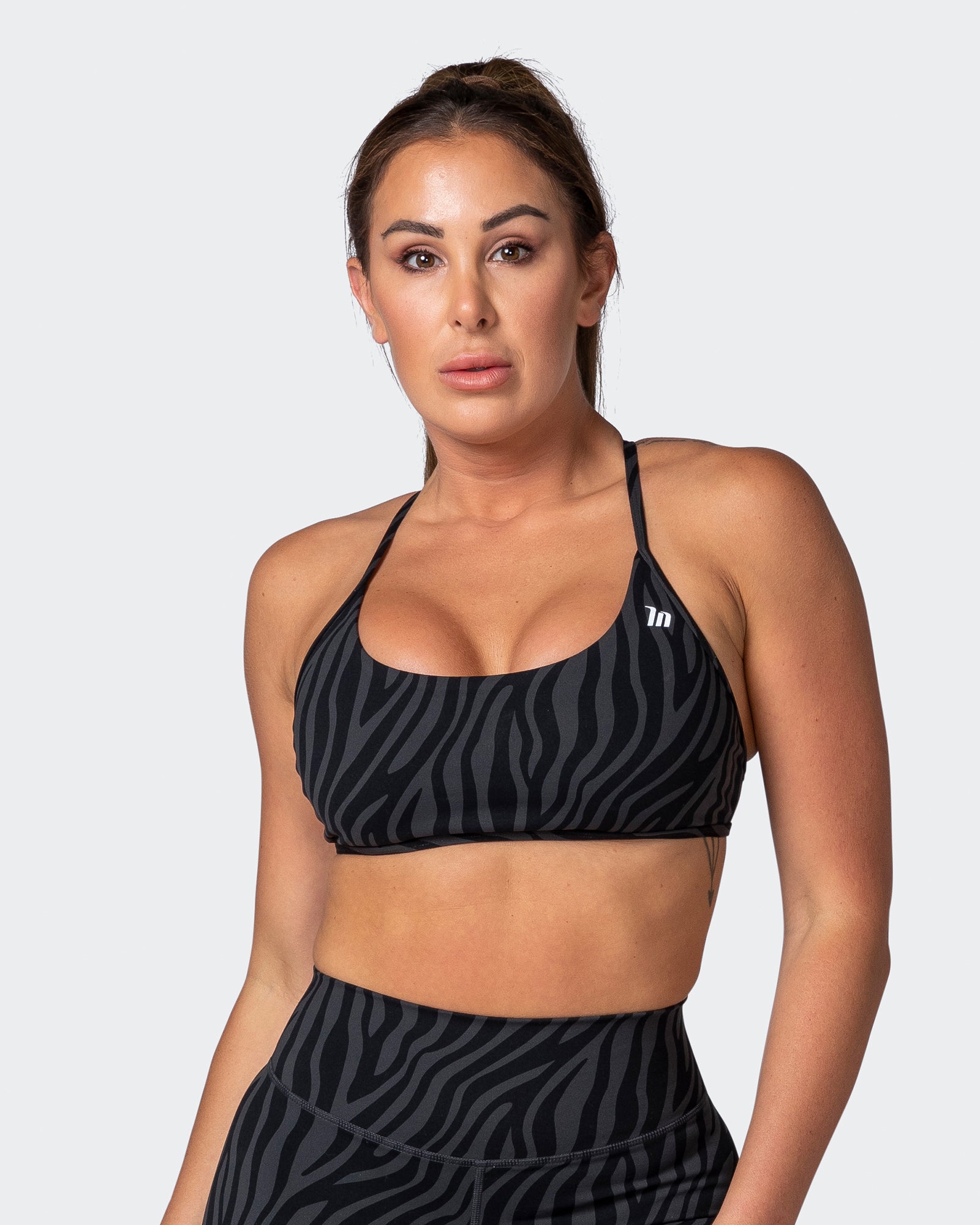 Zebra bralette sales