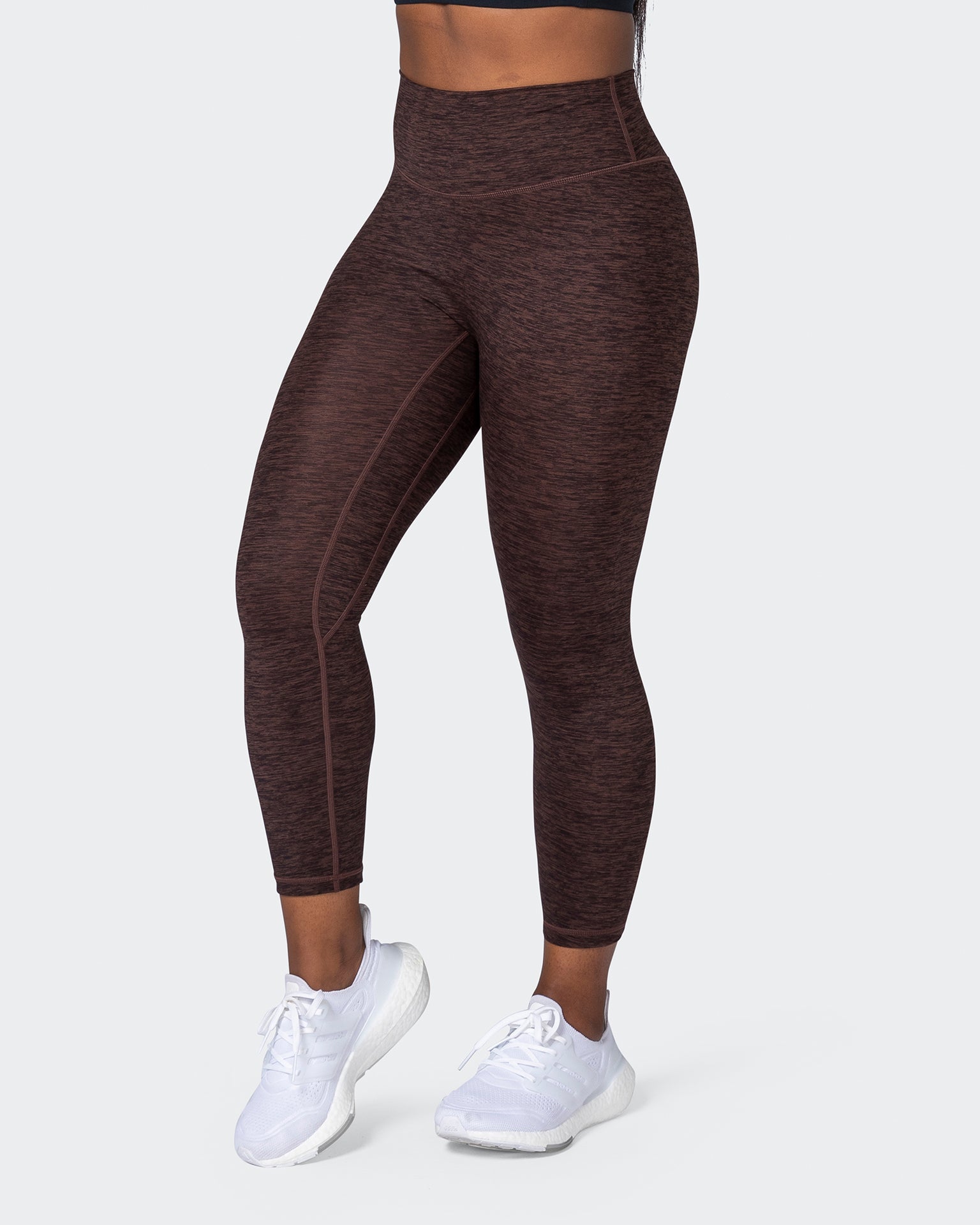 Zero Rise Everyday 7/8 Leggings - Coffee Marl-Leggings-XXS-112228COFEMAR-XXS-MNAPPRL19252-3-Muscle Nation