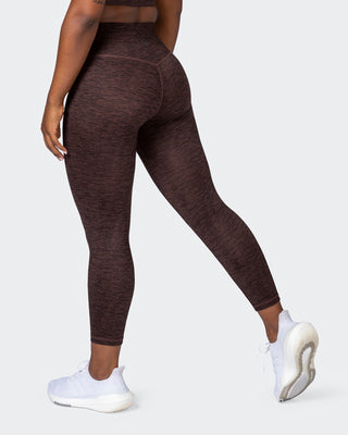 Zero Rise Everyday 7/8 Leggings - Coffee Marl-Leggings-XXS-112228COFEMAR-XXS-MNAPPRL19252-1-Muscle Nation