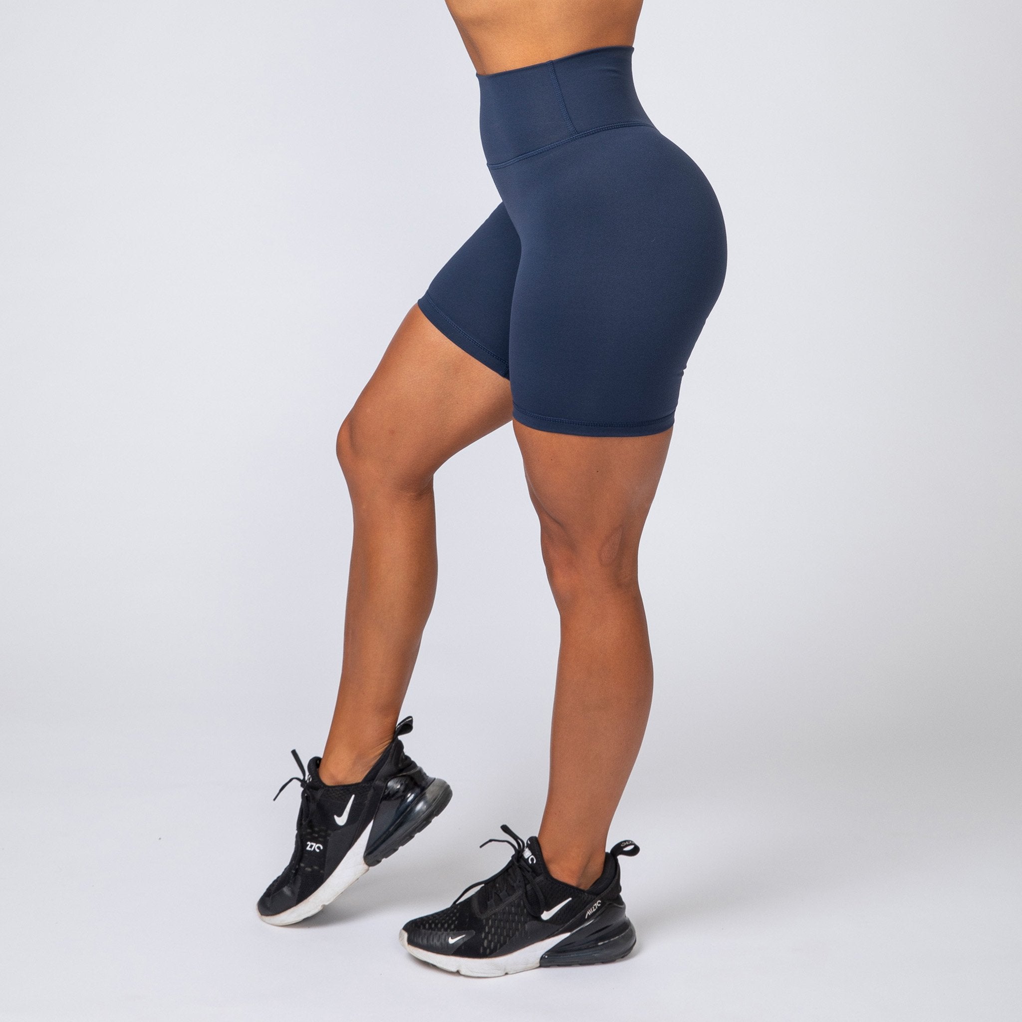 Signature Scrunch Bike Shorts - Navy