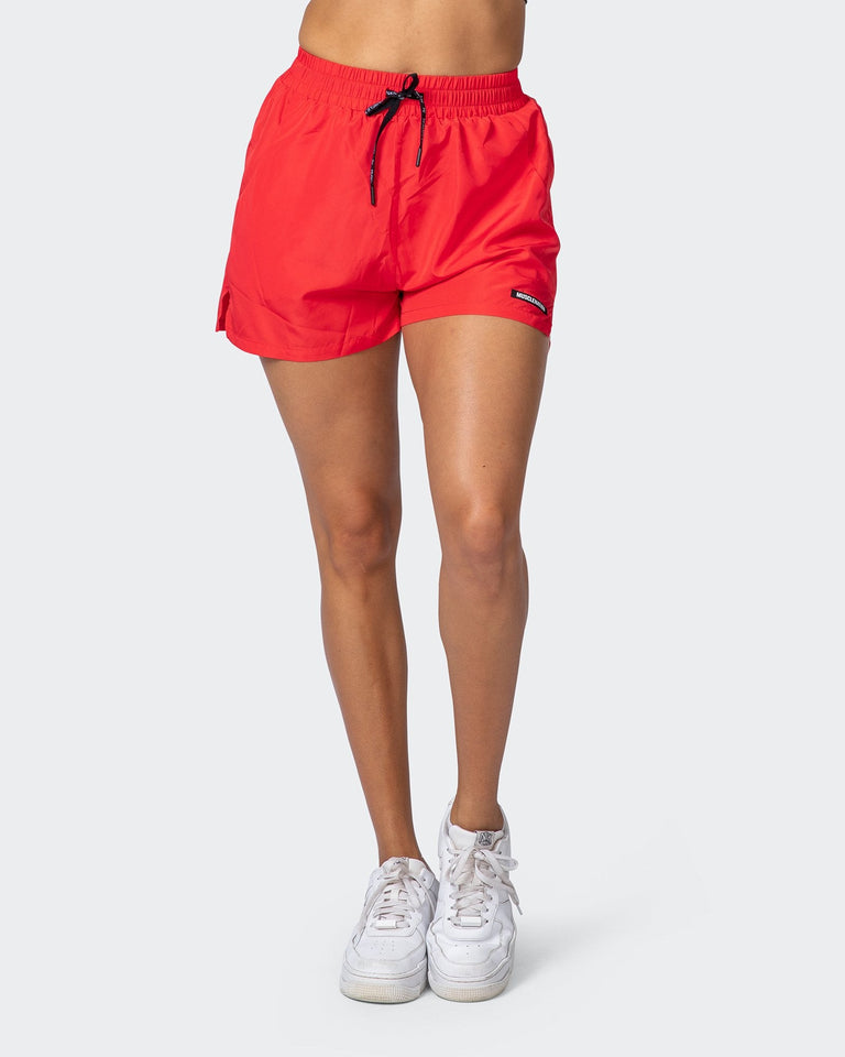 Bolt Training Shorts - Hot Red
