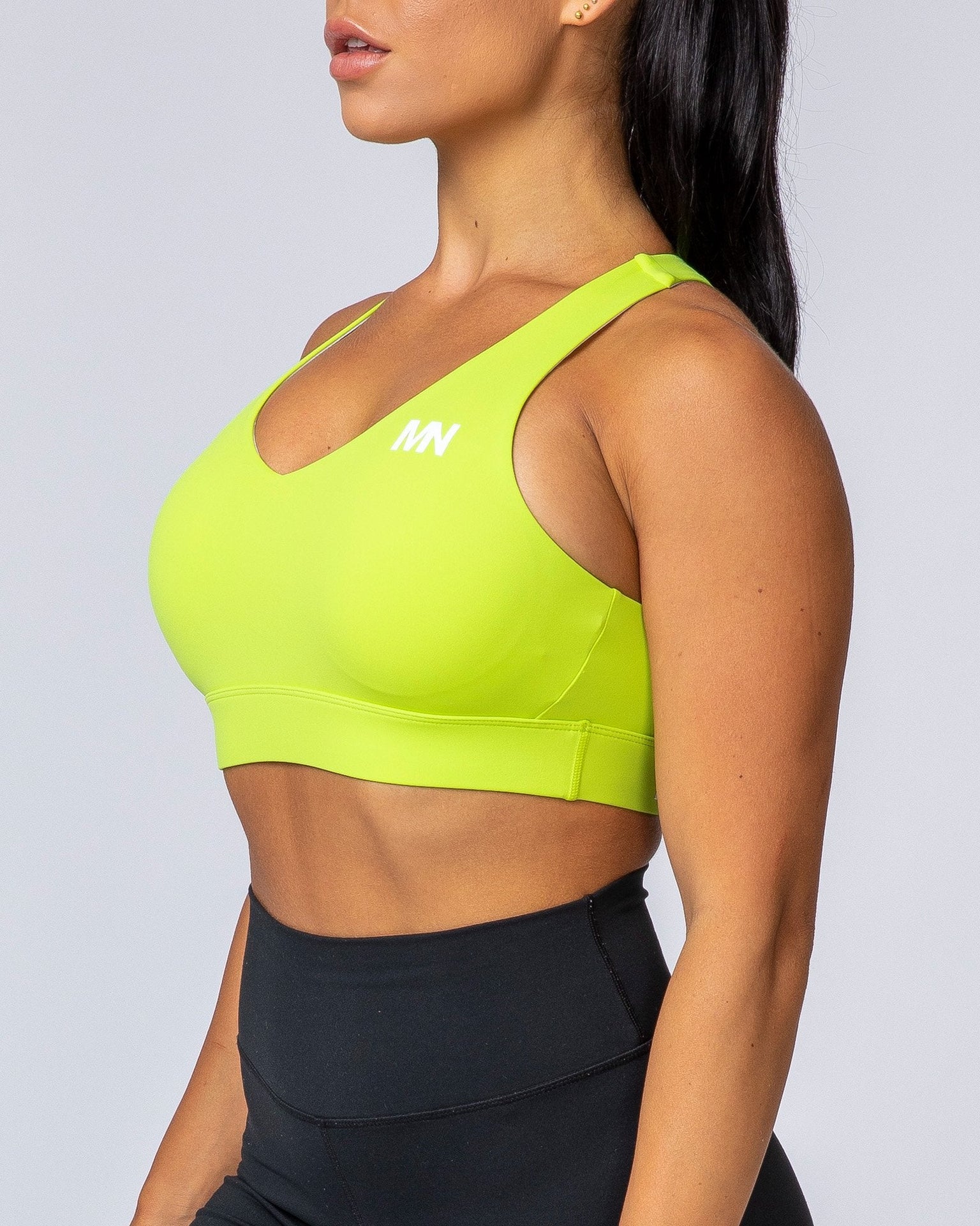Core 10 all day comfort sport bra/ neon yellow - Untamed Athletics