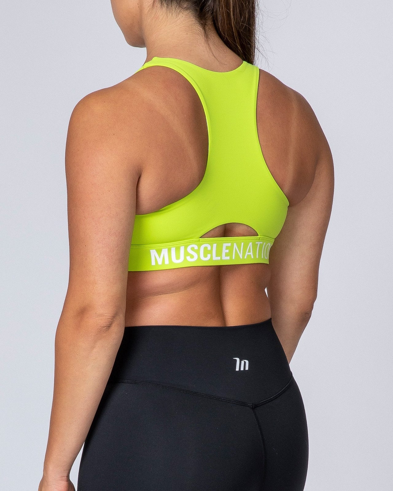 Comfort Bra - Acid Lime-Sports Bras-XS-MNAPPRL8986-MNAPPRL8986-6-Muscle Nation