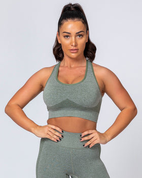 Comfort Seamless Bra - Khaki Marl