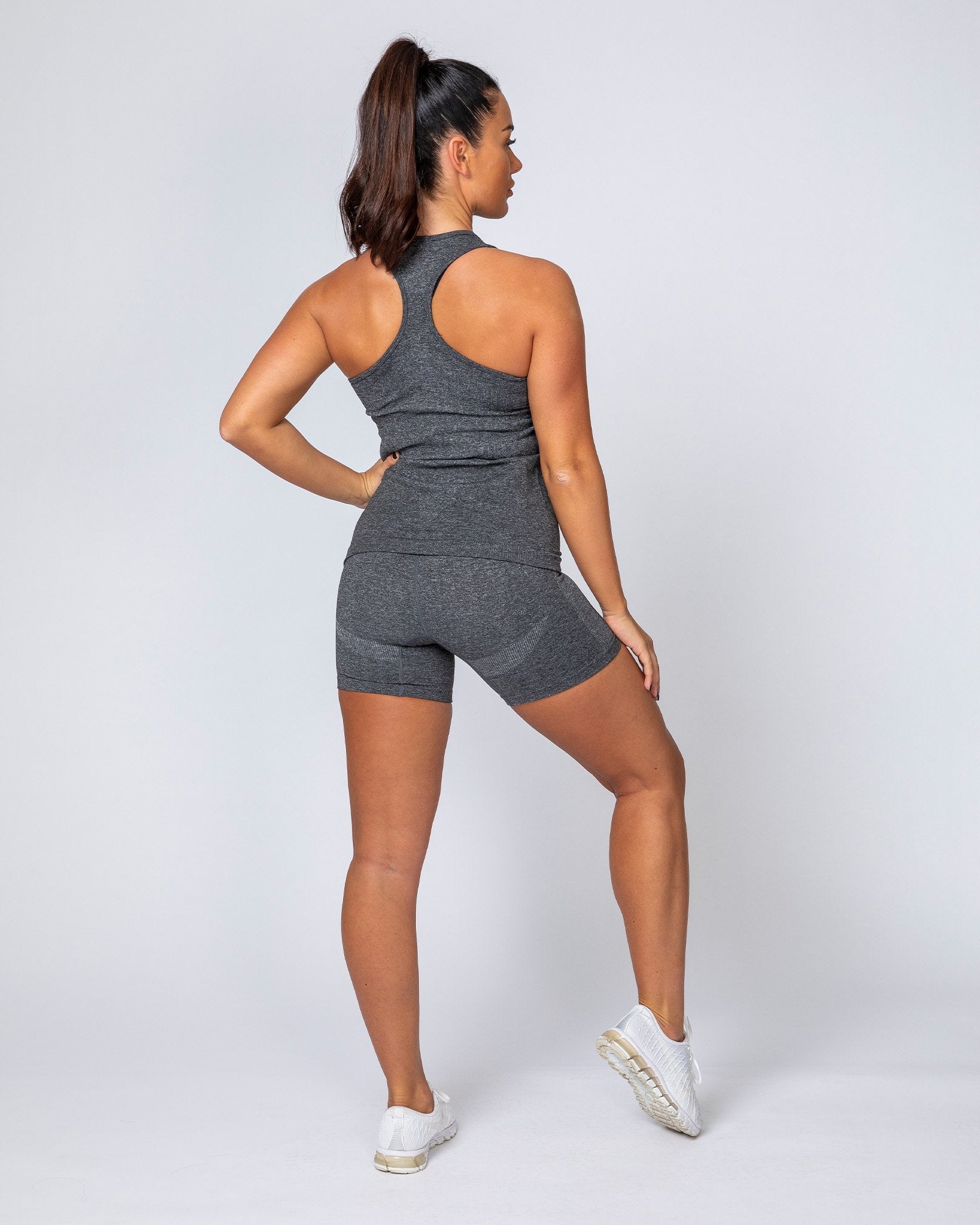 Comfort Seamless Tank - Charcoal Marl