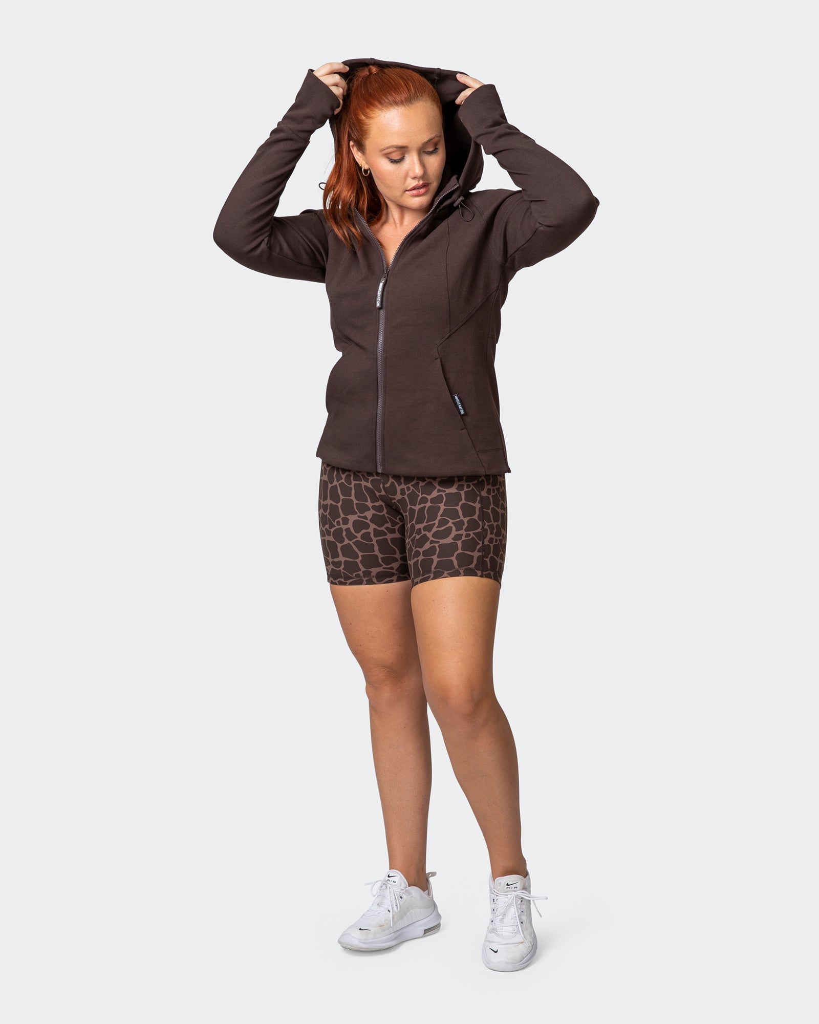 Dynamic Zip Through Jacket - Cocoa