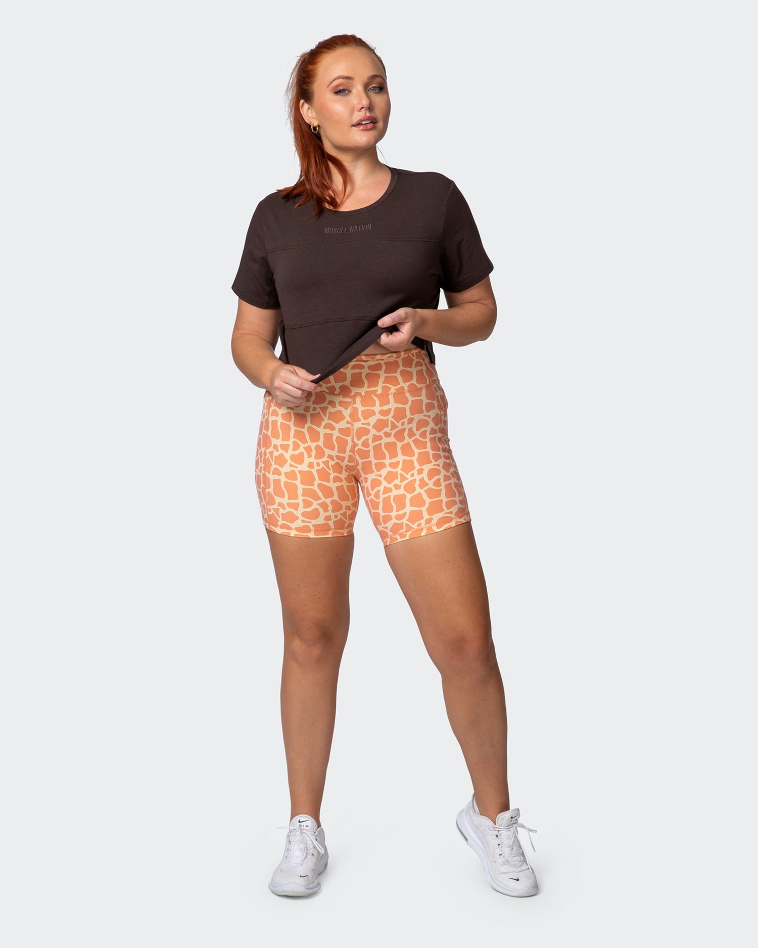 Elevate Cropped Tee - Cocoa