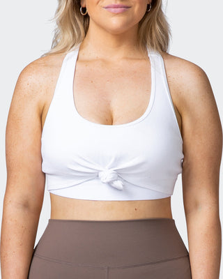 Exceptional Bra - White-Sports Bras-XS-012207WHT-XS-MNAPPRL13135-2-Muscle Nation