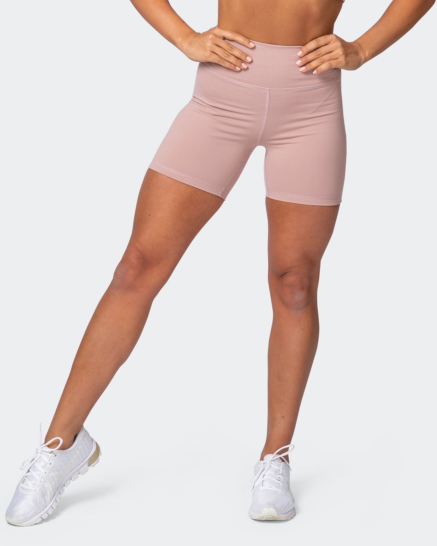 Prize Fighter Bike Shorts - Fawn W/ White & Wine