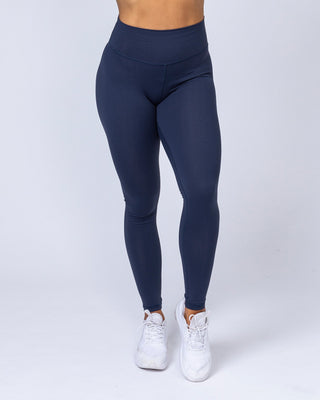 Signature Full Length Scrunch Leggings - Navy Blue-Leggings-XXS-MNAPPRL7557-MNAPPRL7557-1-Muscle Nation