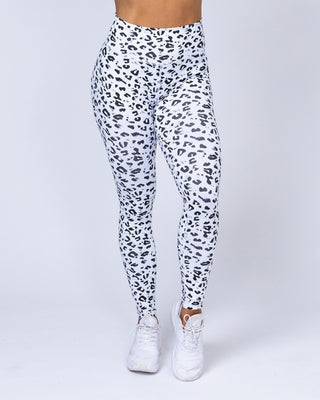 Signature Full Length Scrunch Leggings - Snow Leopard-Leggings-XXS-MNAPPRL7556-MNAPPRL7556-2-Muscle Nation