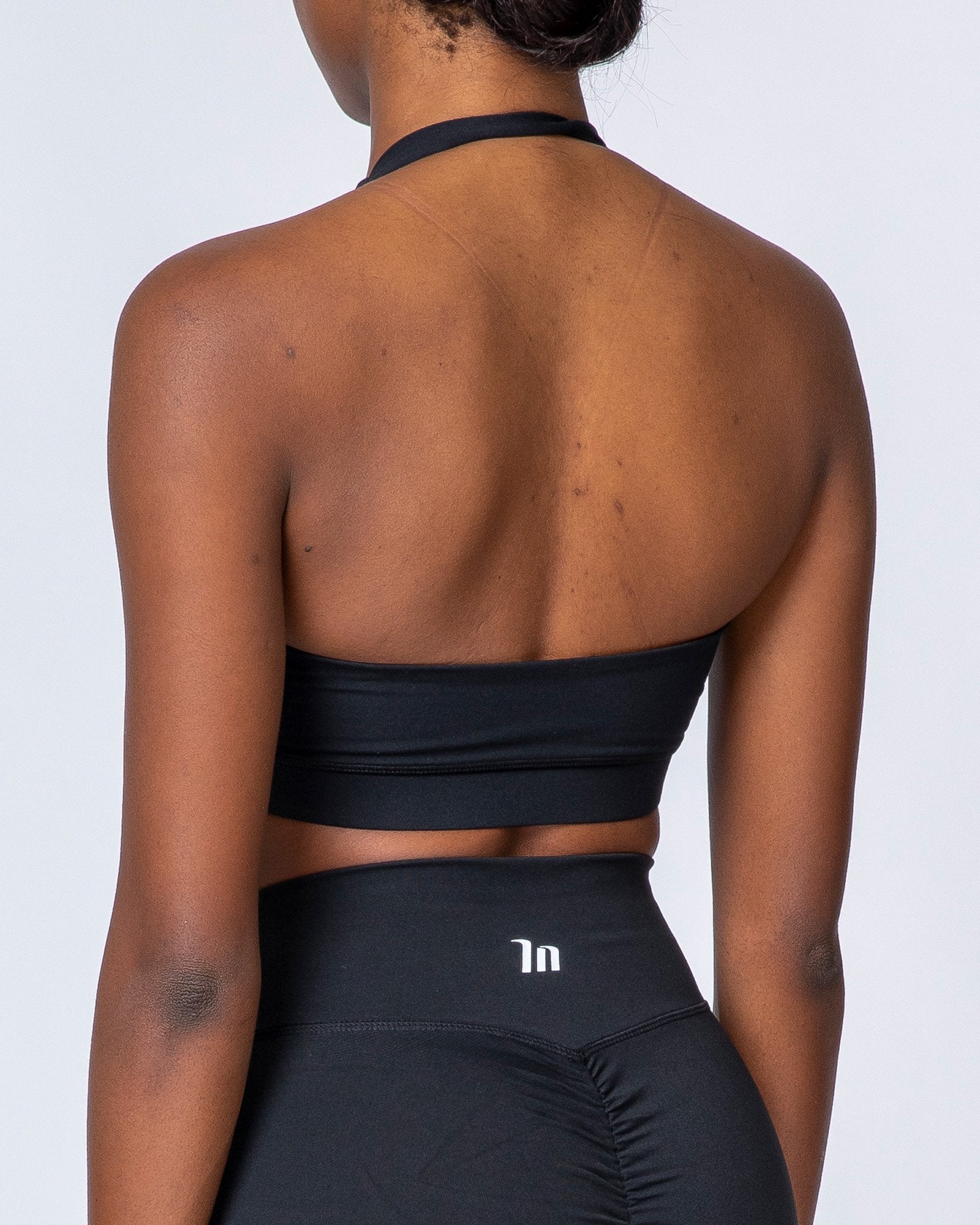 Halter store sports bra